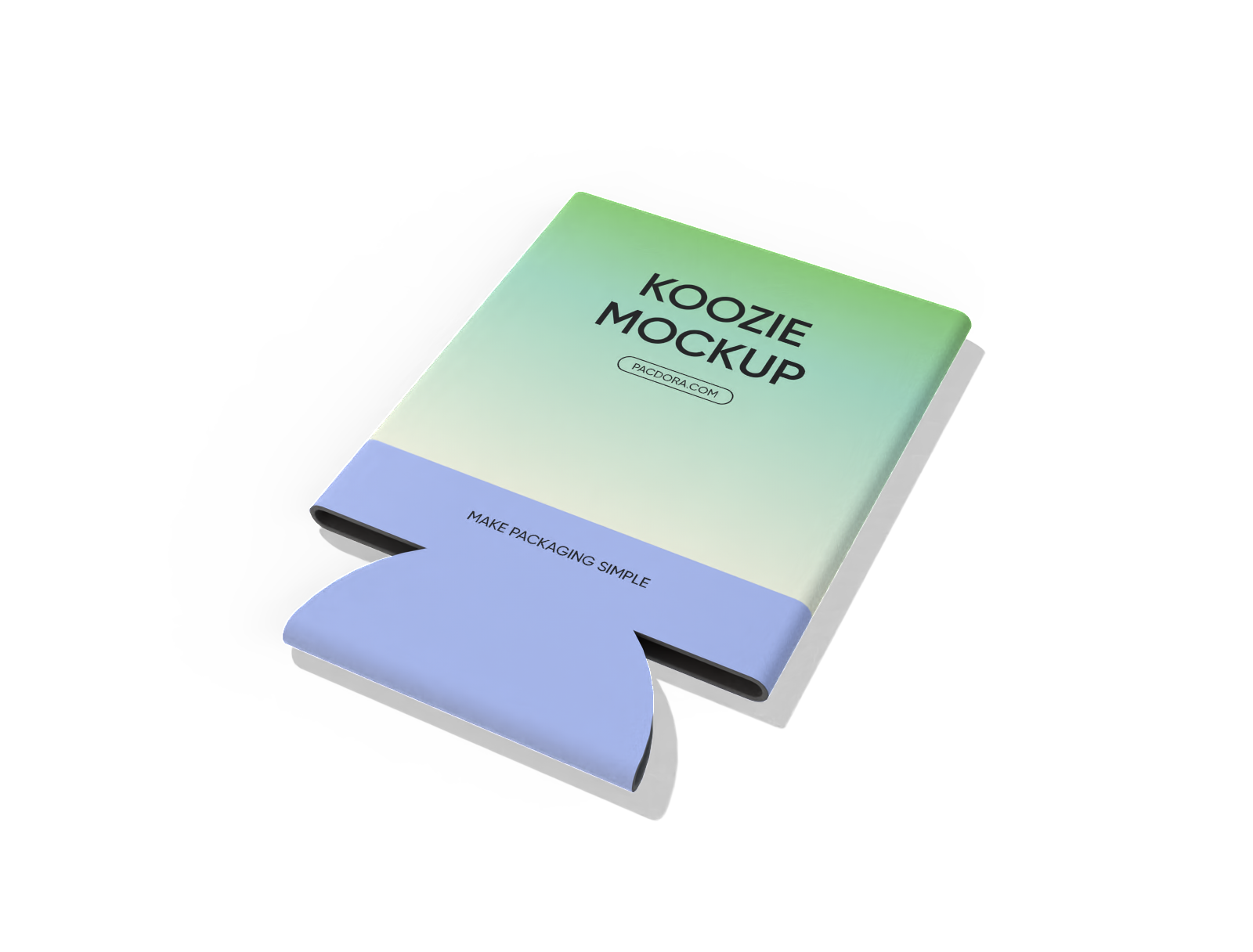 Simple koozie mockup