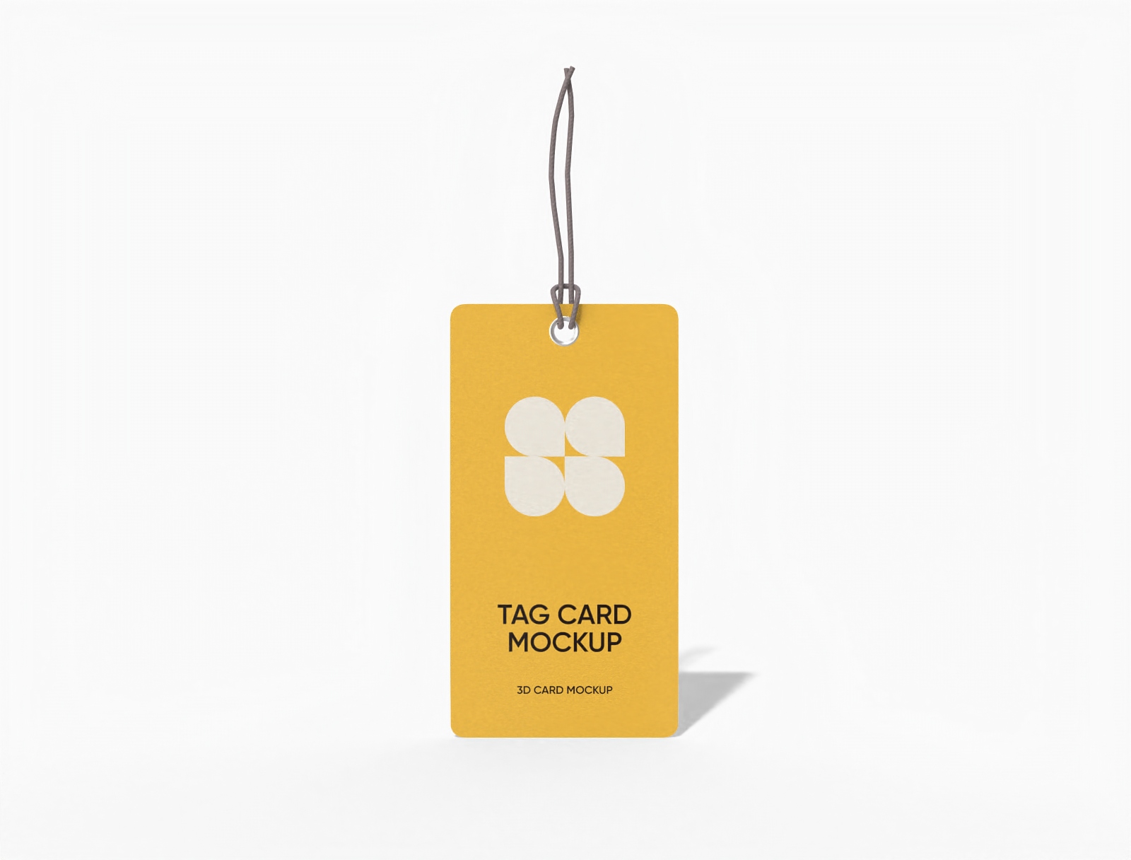 Clothing tag mockup