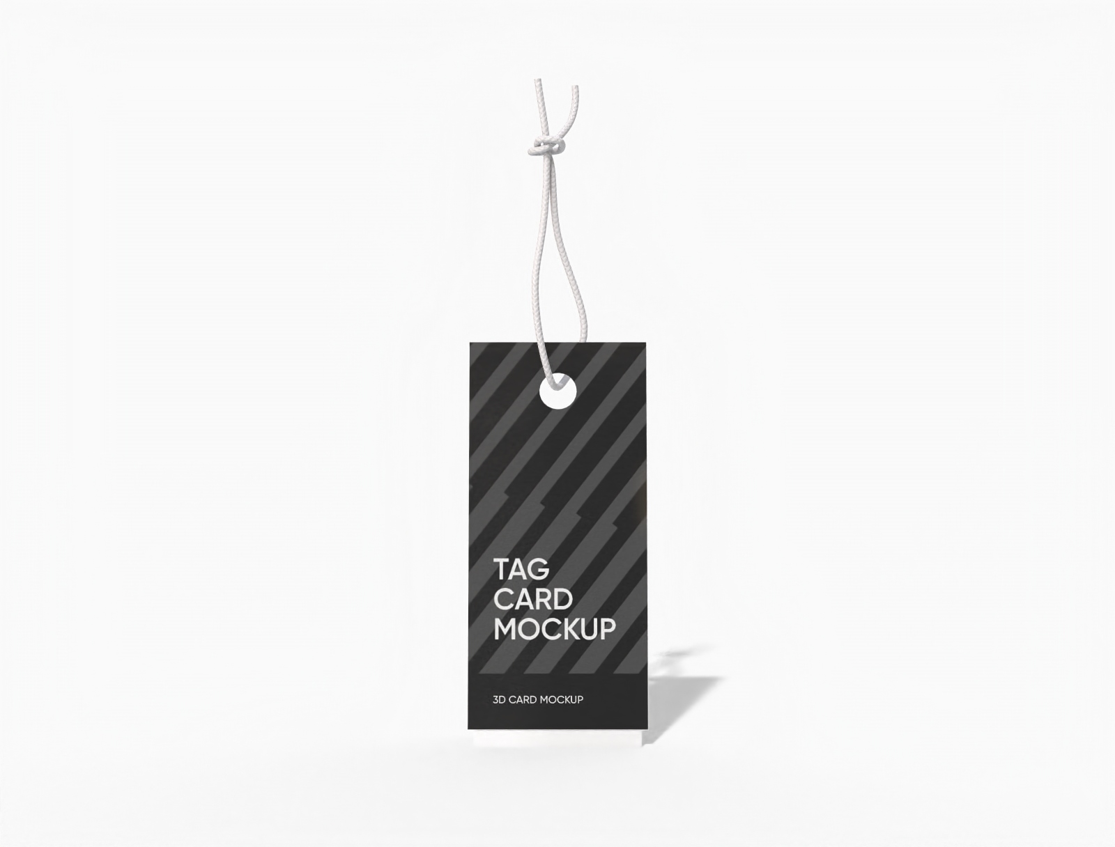 Clothing tag mockup