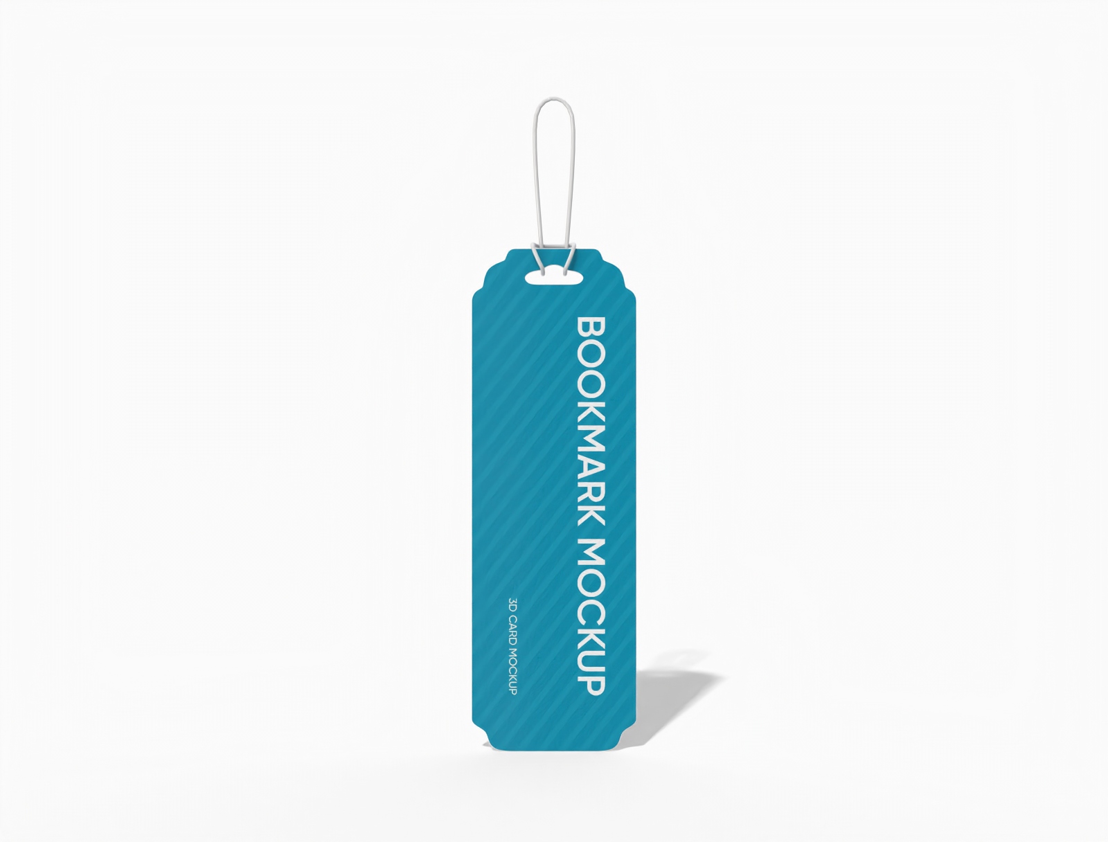 Paper bookmark mockup