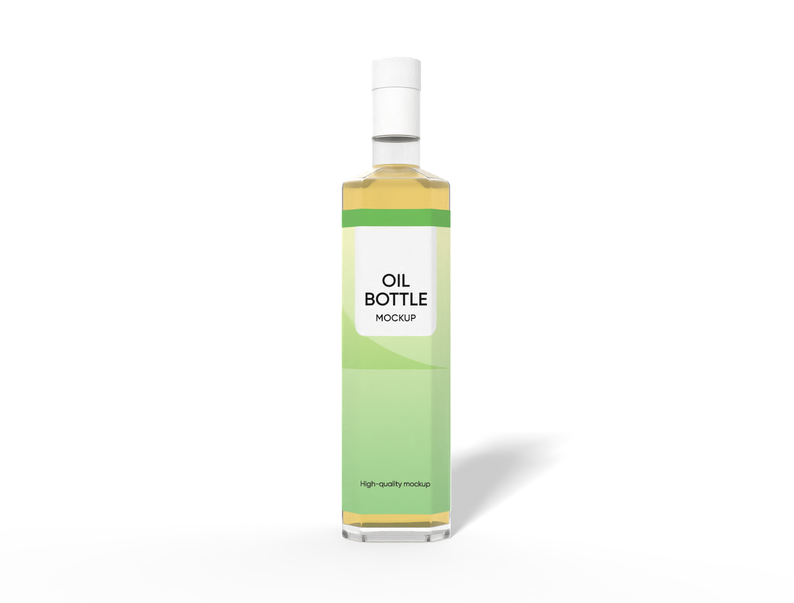 500 ml oil bottle mockup