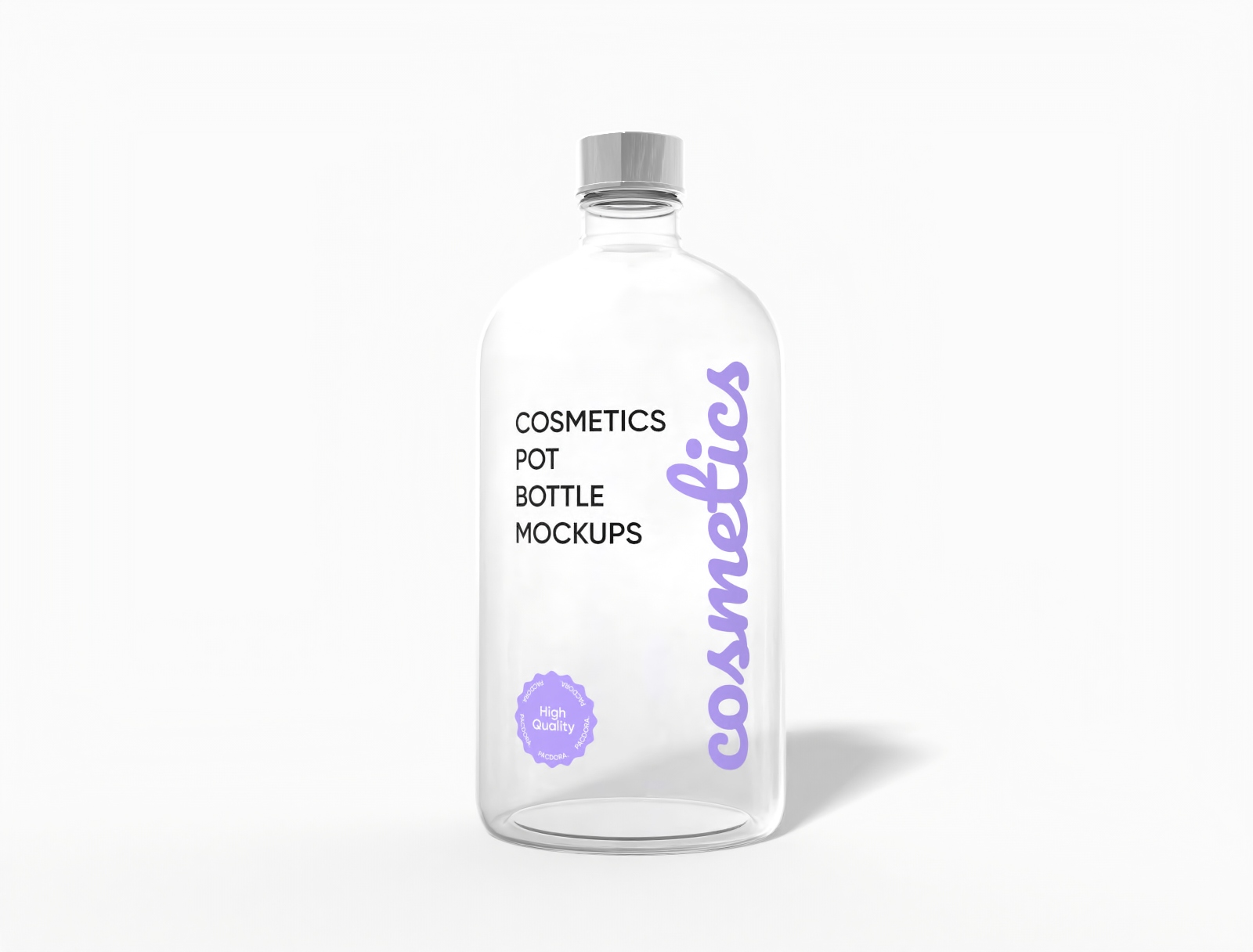 300 ml cosmetics pot bottle mockup