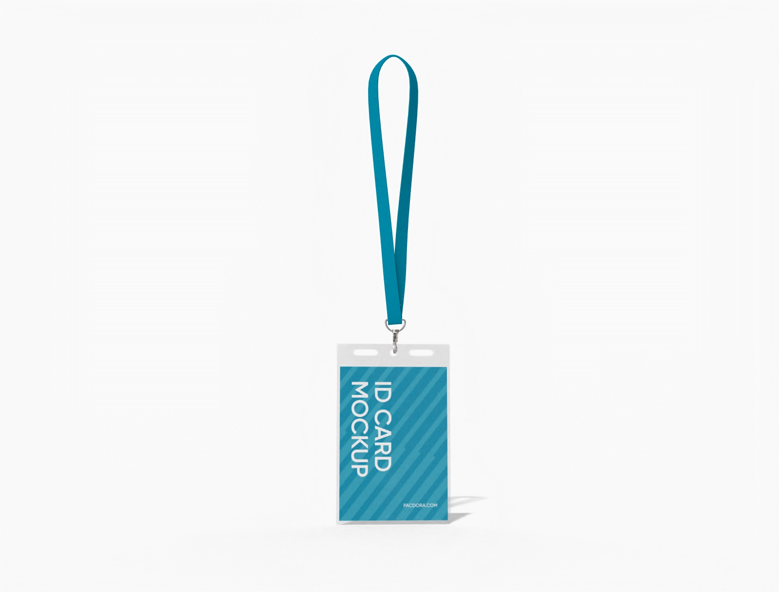 Lanyard with card mockup