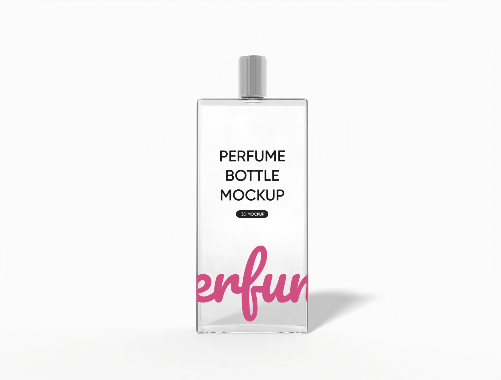 50 ml perfume bottle mockup