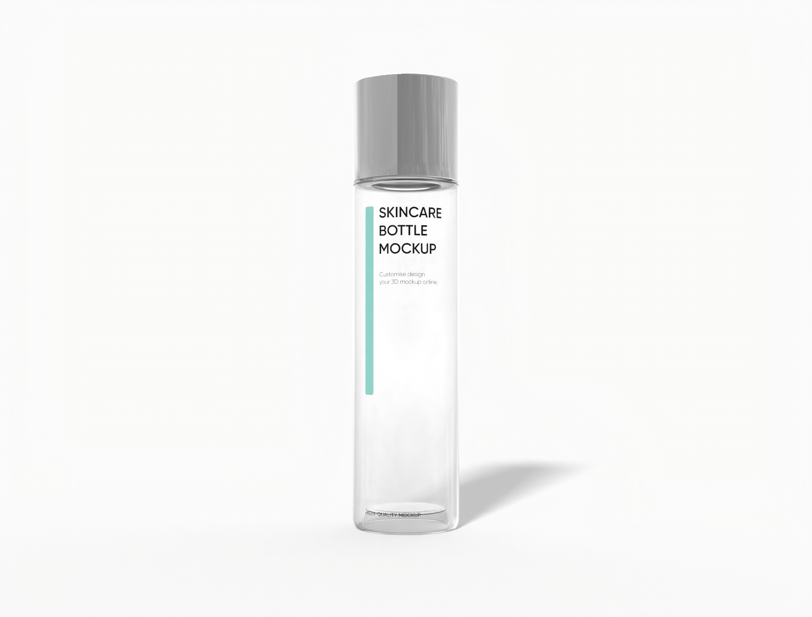 Skincare bottle mockup