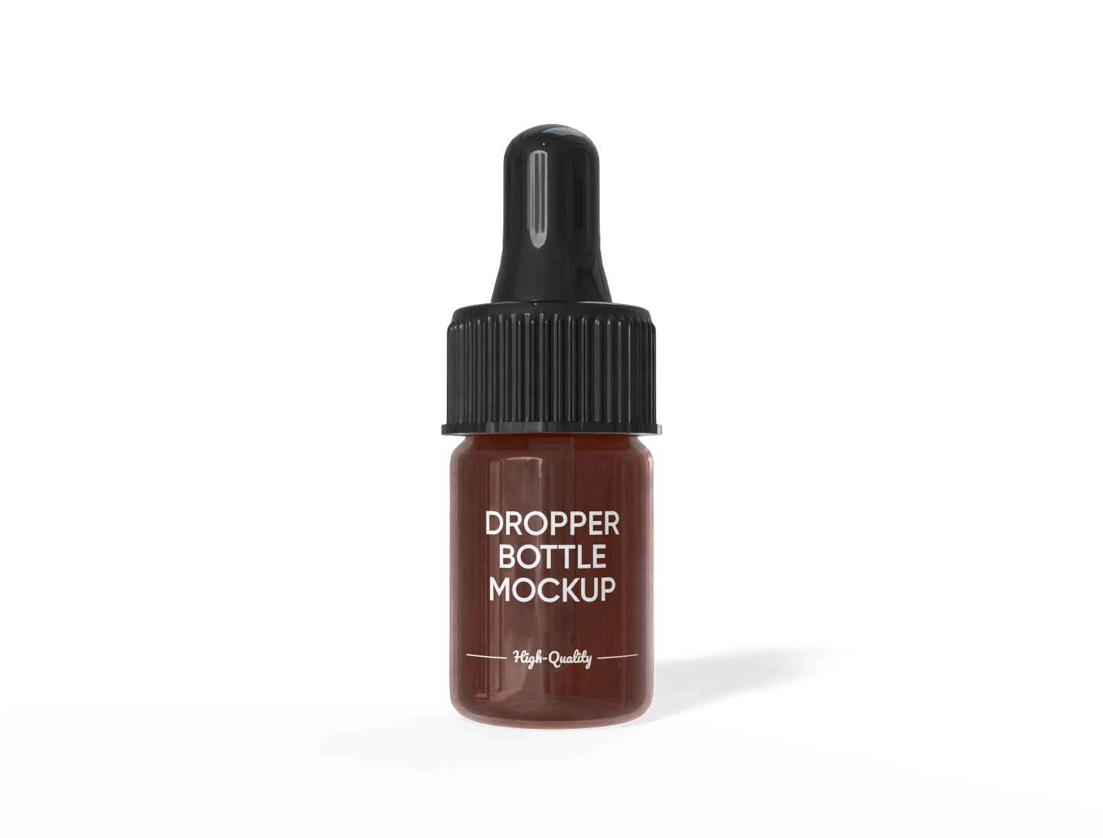 2 ml 小型 プラスチック ドロッパー ボトル モックアップ