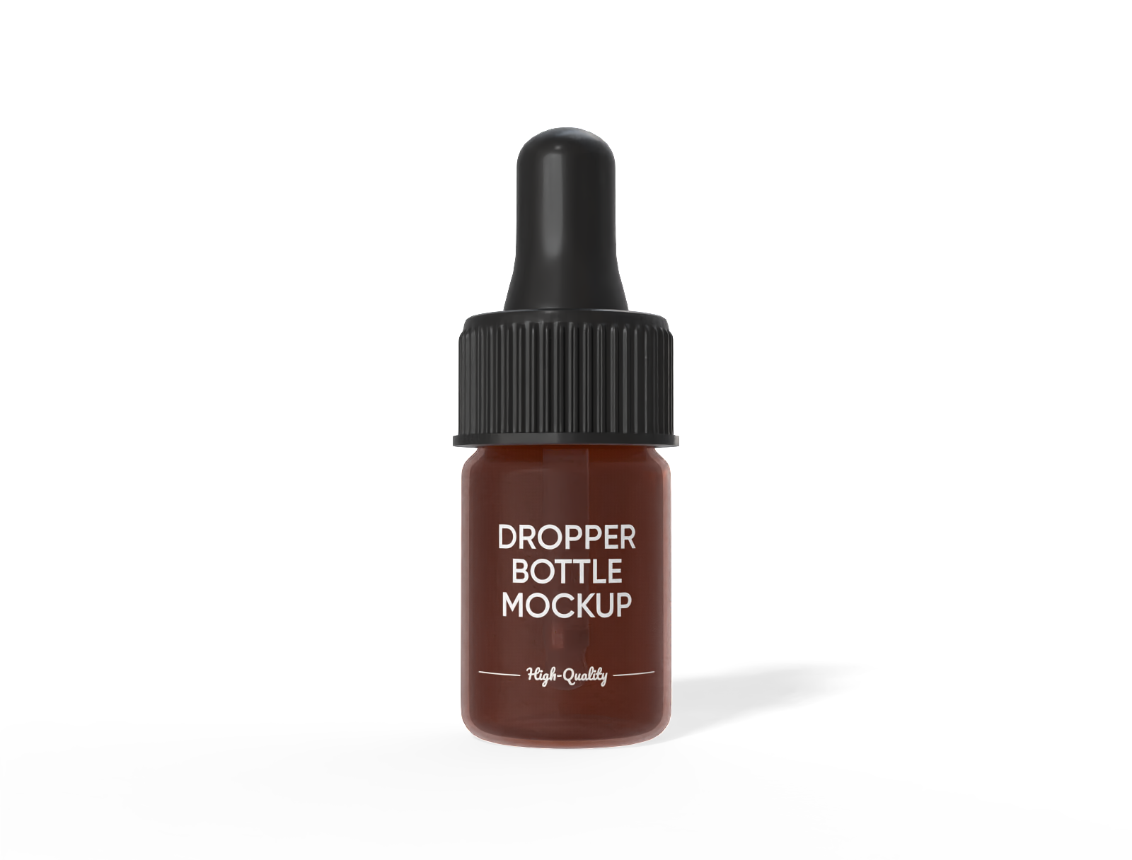 2ml 小型プラスチック ドロッパーボトル モックアップ
