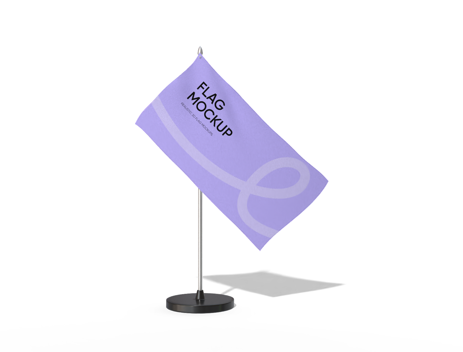 Table flag mockup