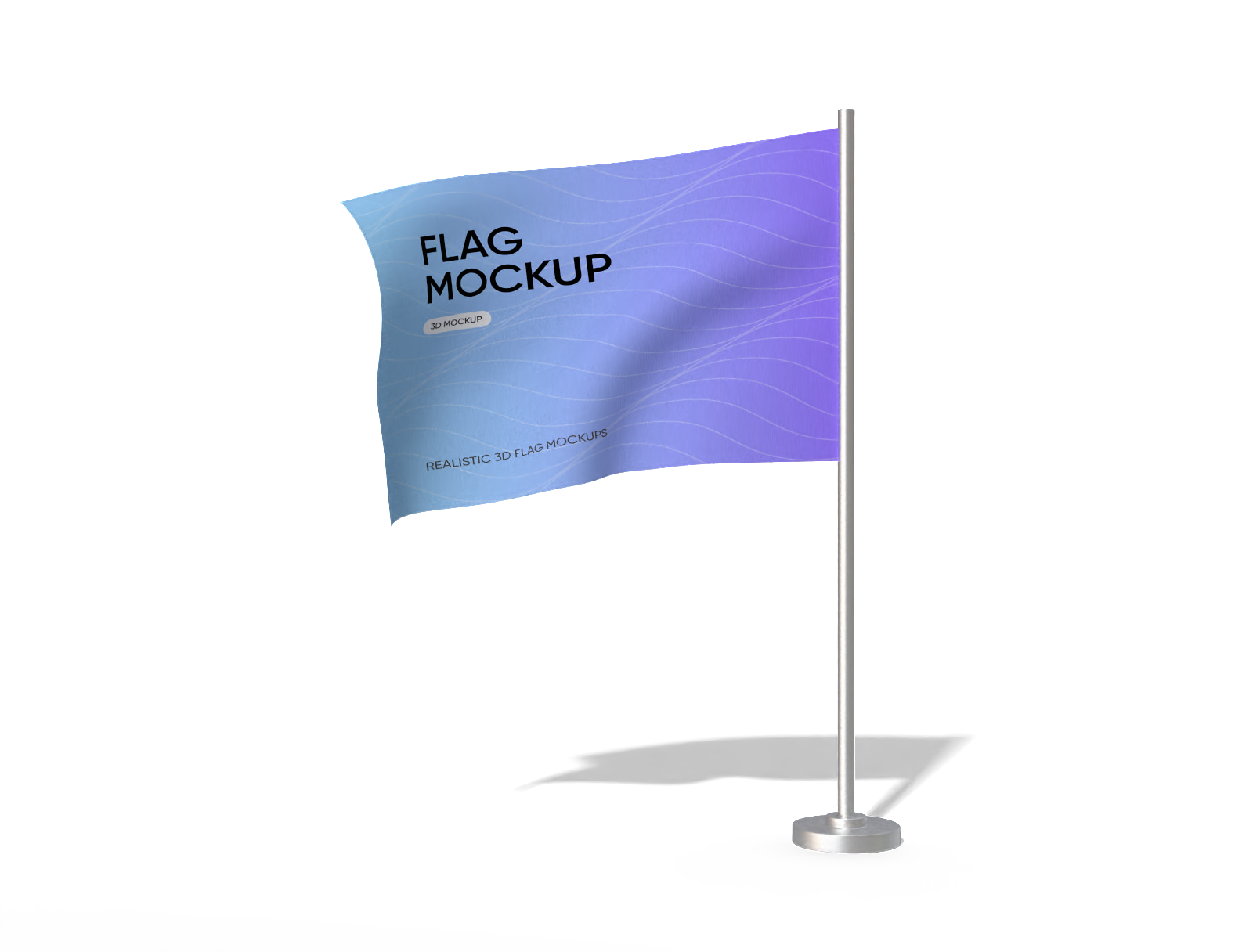 Flag mockup