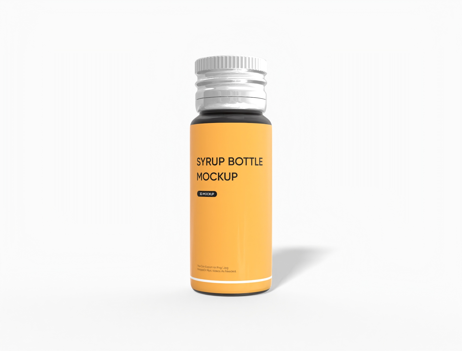 20ml シロップボトルモックアップ