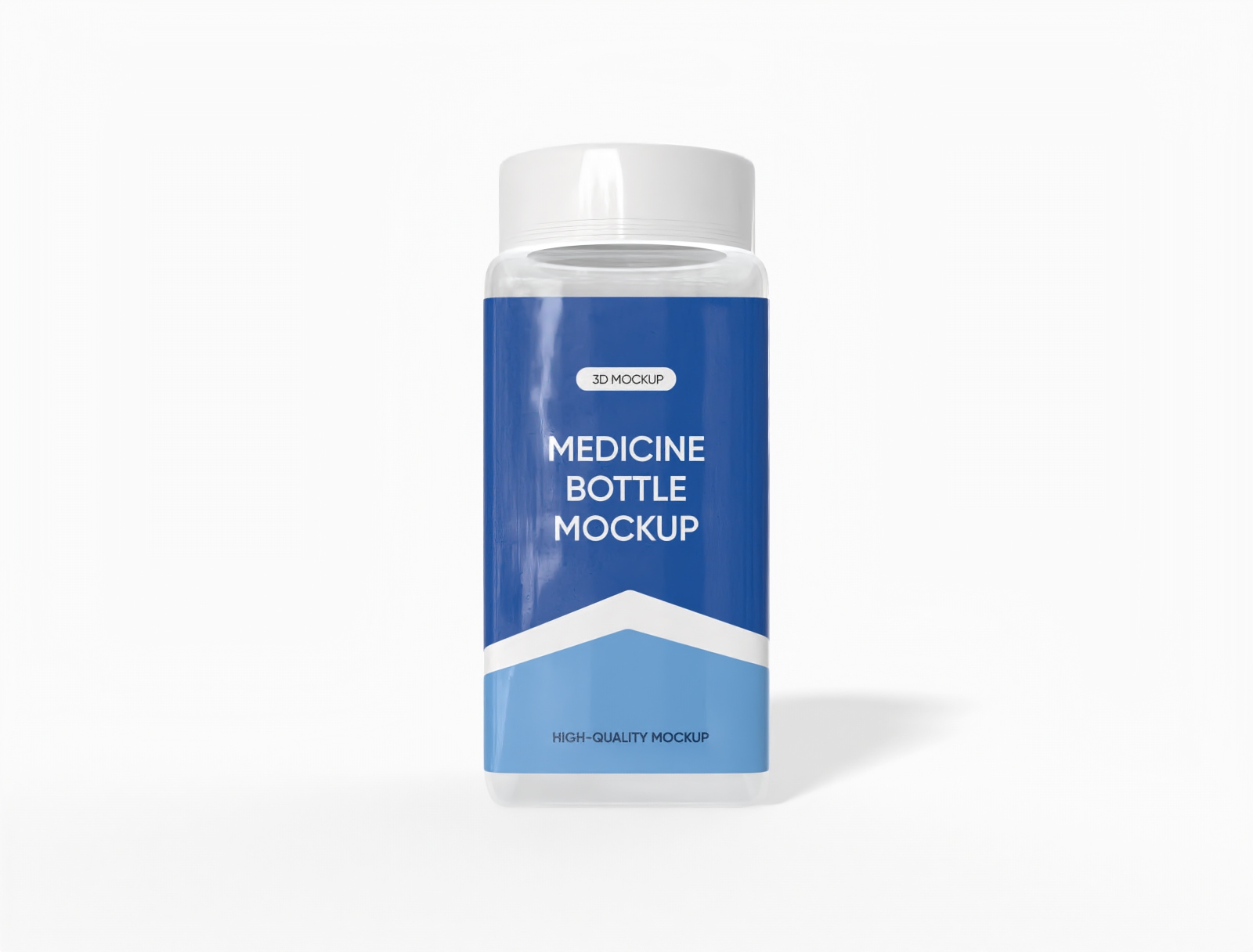 薬用プラスチックボトルモックアップ