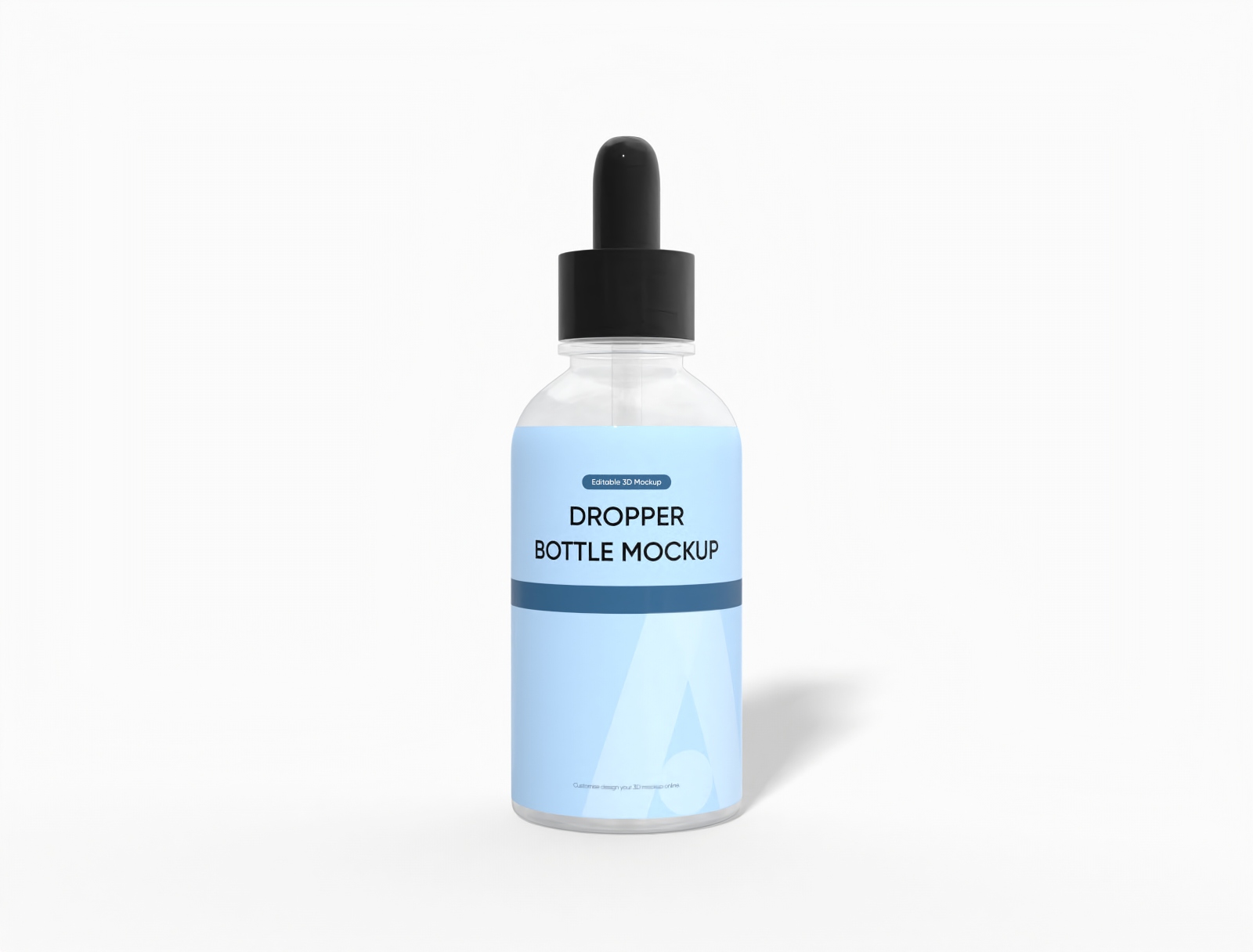 30 ml dropper bottle mockup