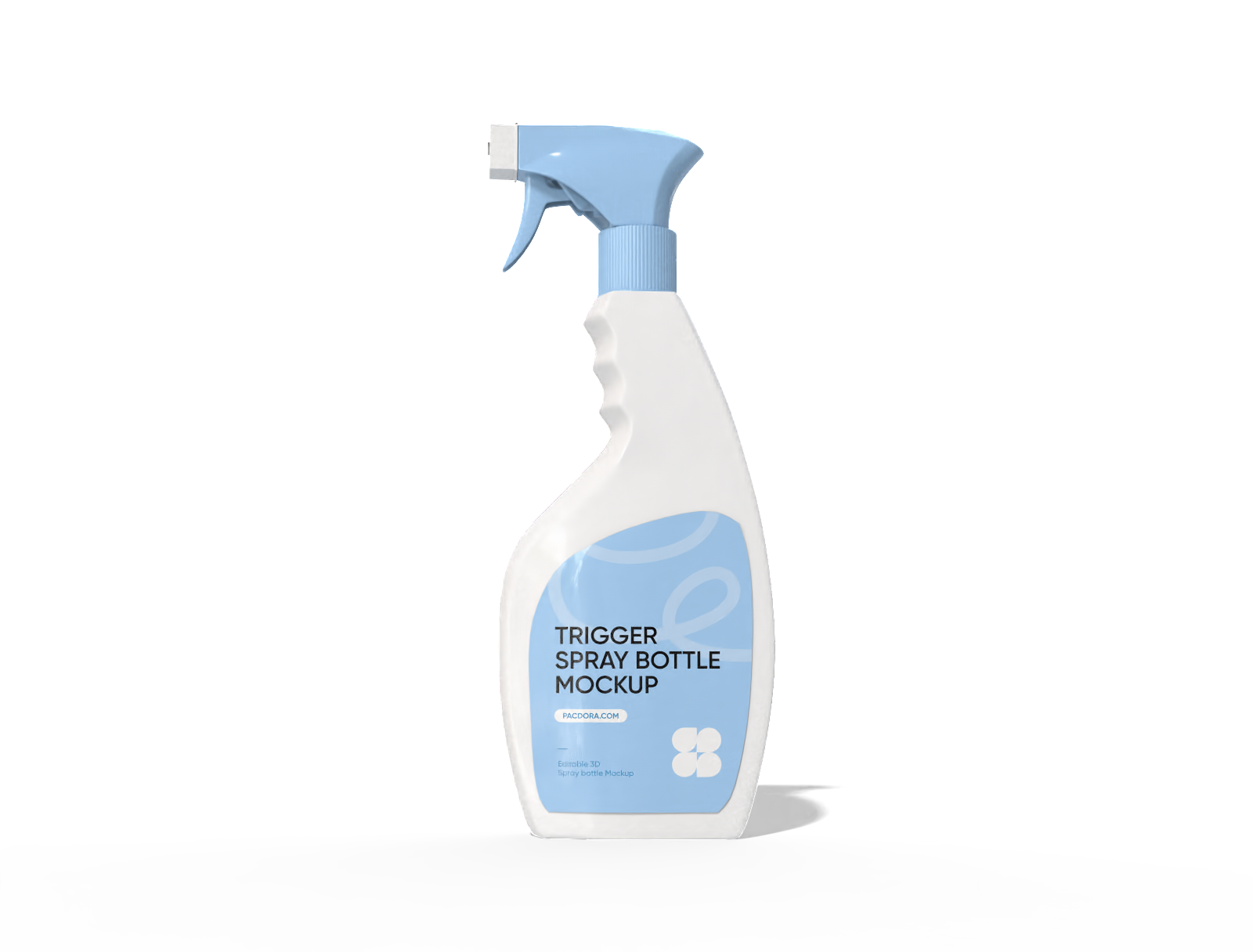 Spray bottle mockup