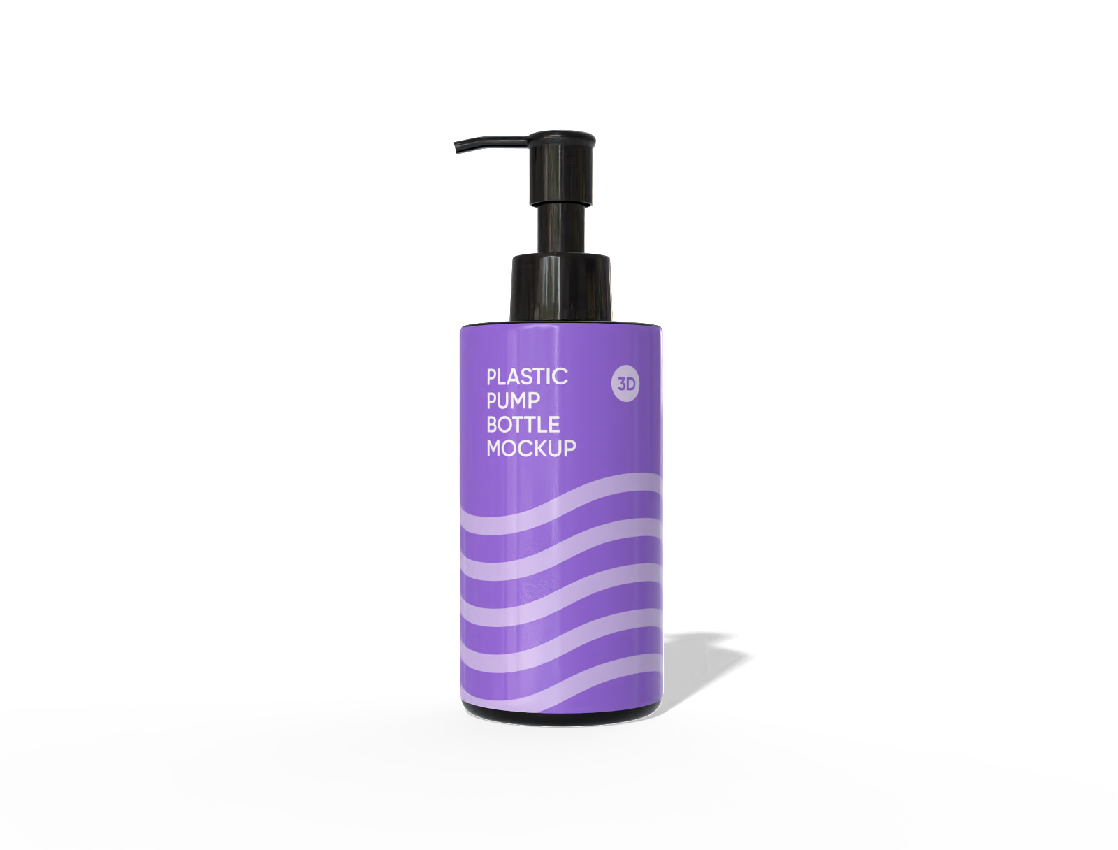 250 ml 化粧品用ポンプボトルモックアップ