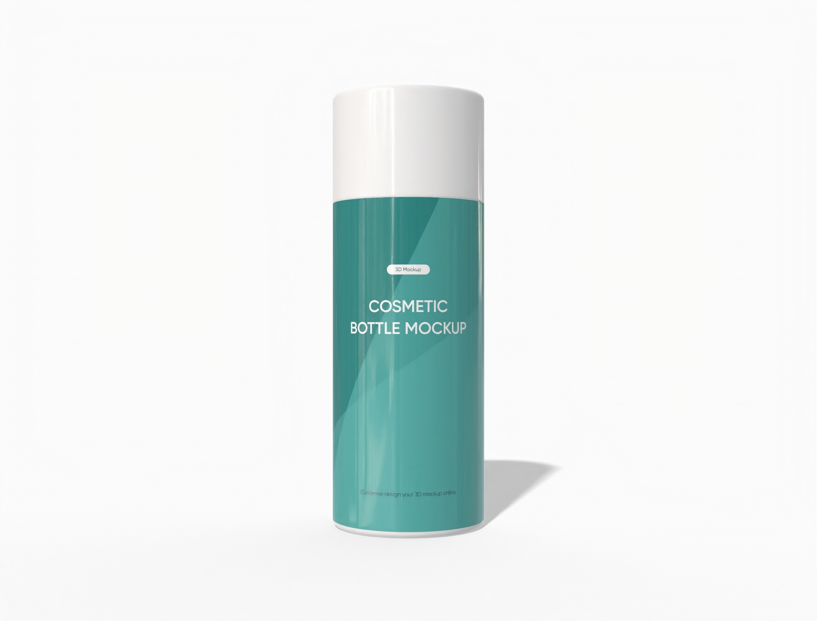 Cosmetic bottle mockup