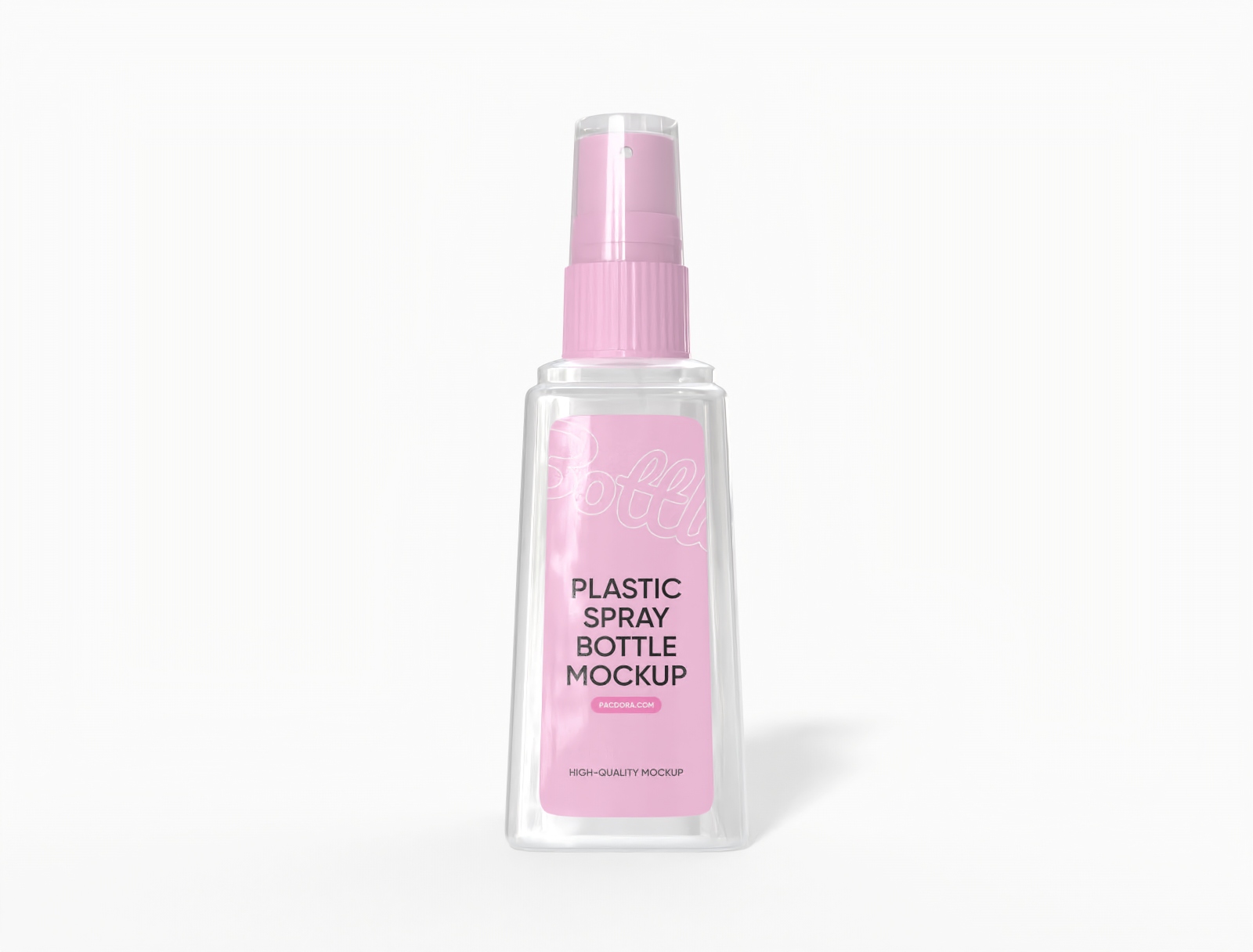 100 ml プラスチック日焼け止めスプレーボトルモックアップ