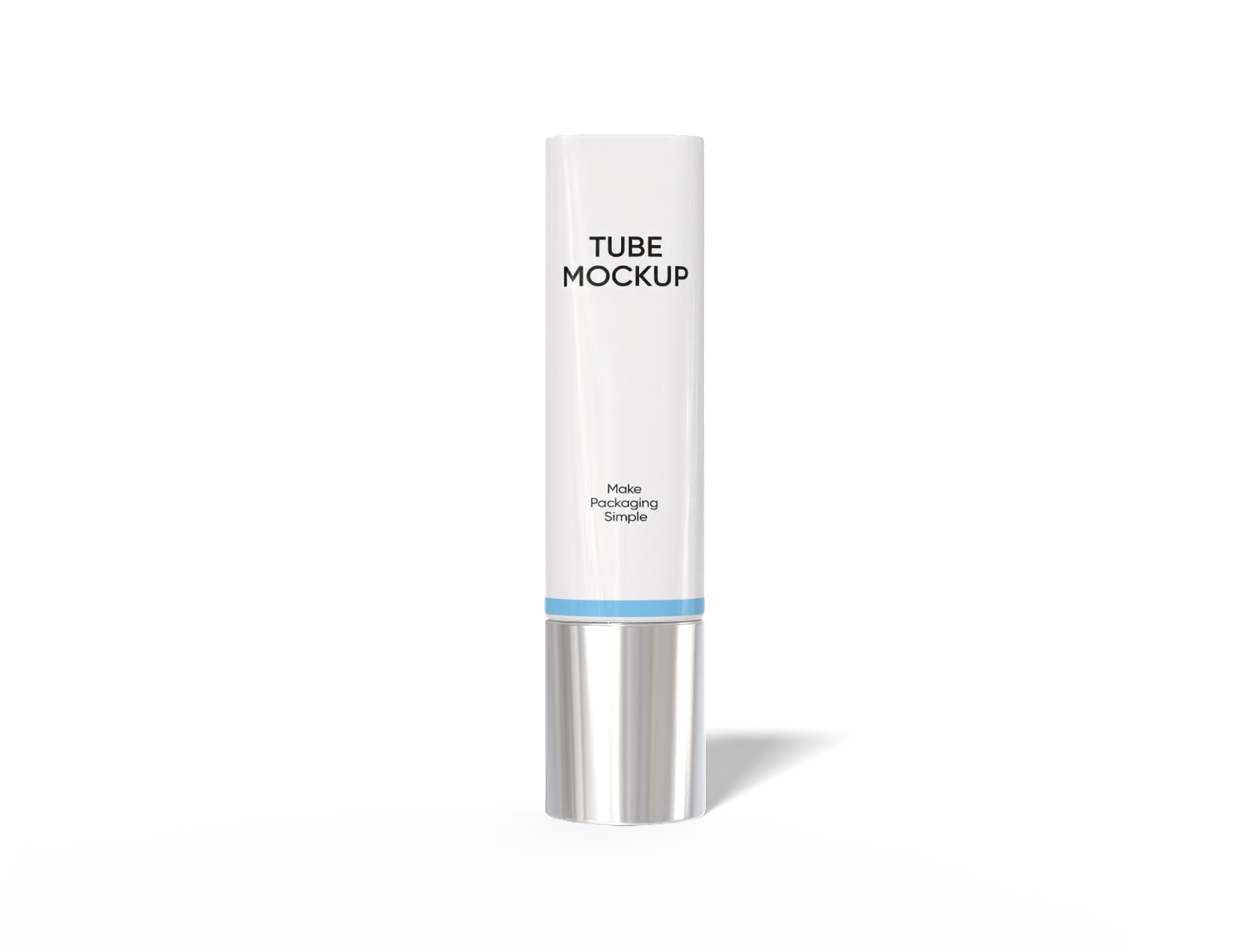 Cosmetic tube mockup