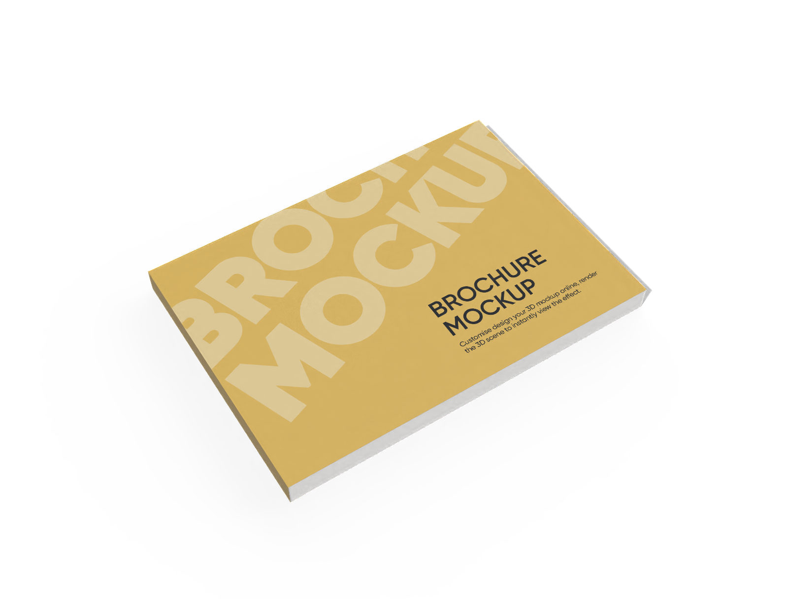 Brochure mockup