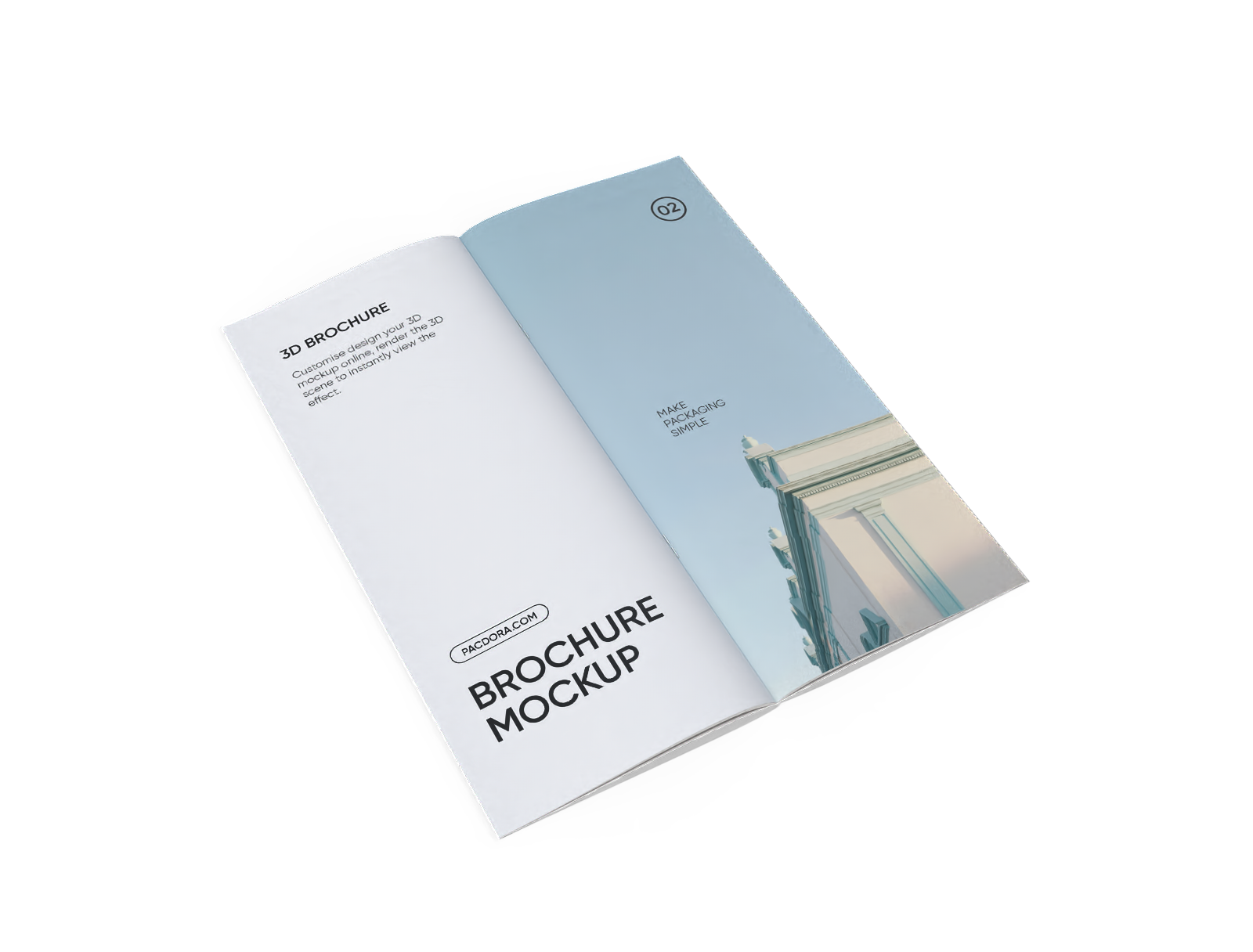 Brochure mockup