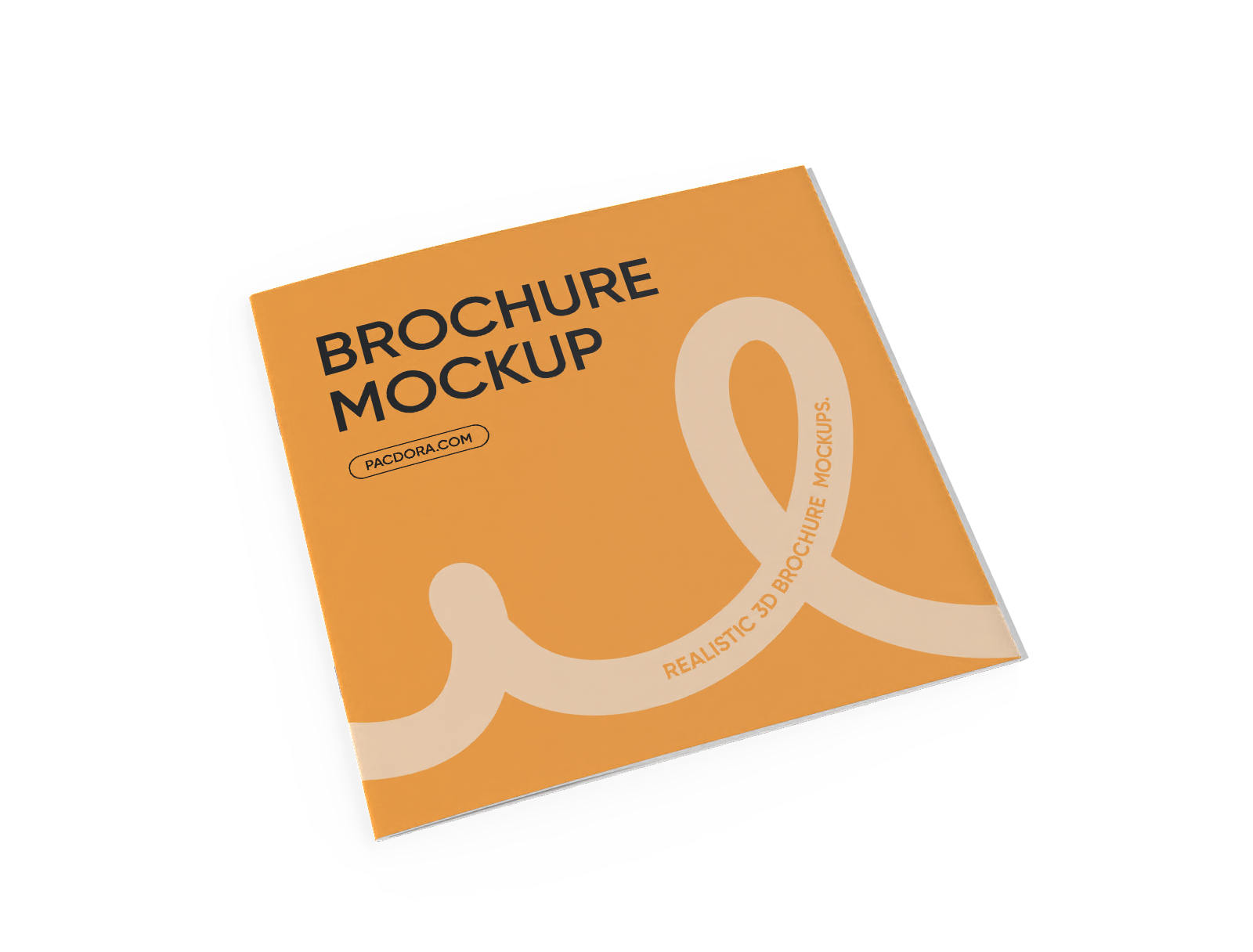 Brochure template mockup