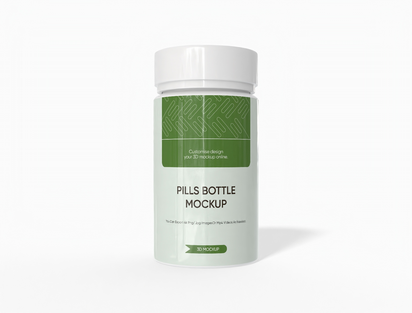 48 g pills bottle mockup