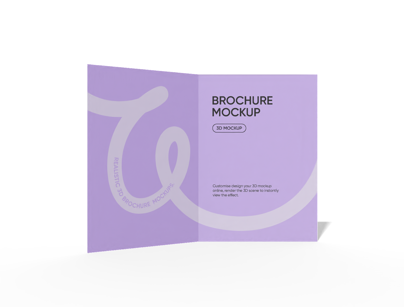 Square Brochure Mockup