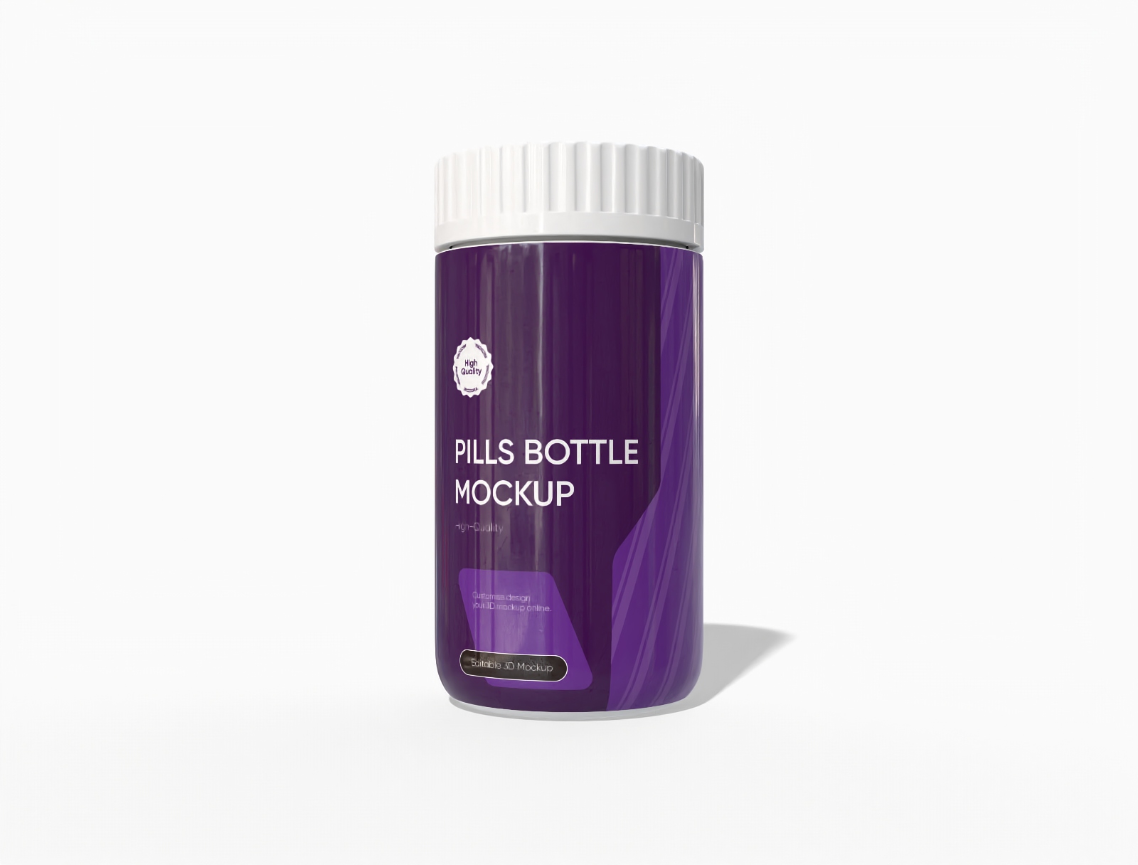Pills bottle mockup