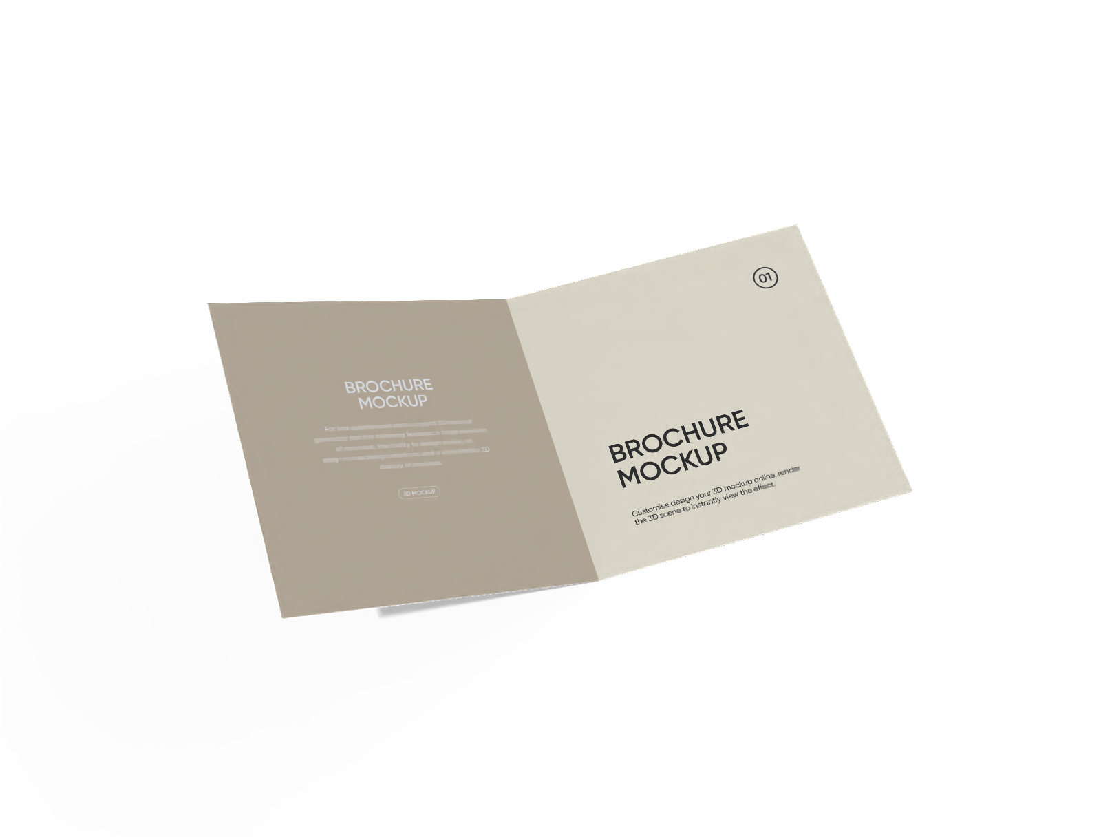 Brochure mockup