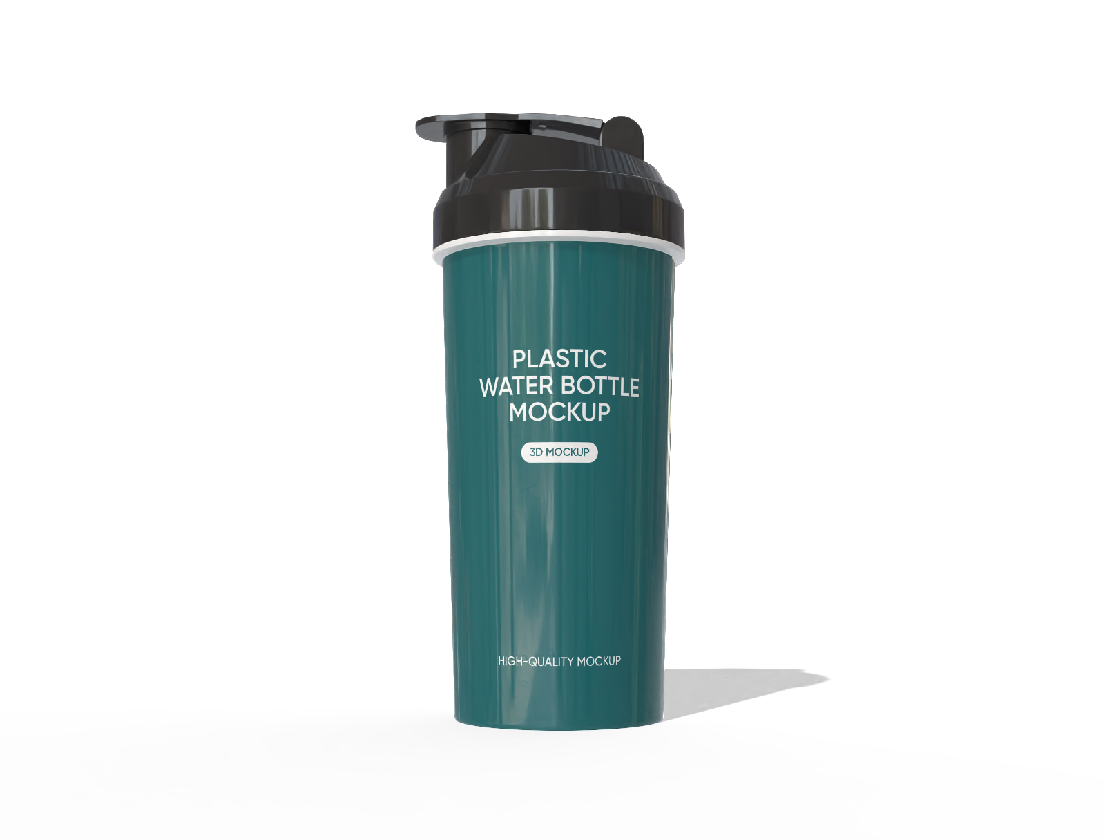 Fitness exercise water cup protein powder shake cup mockup