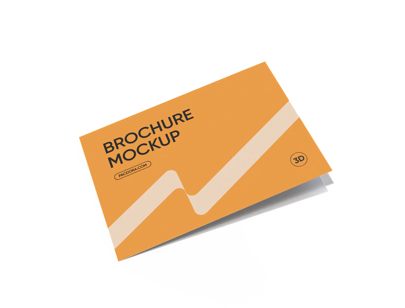 Brochure mockup template