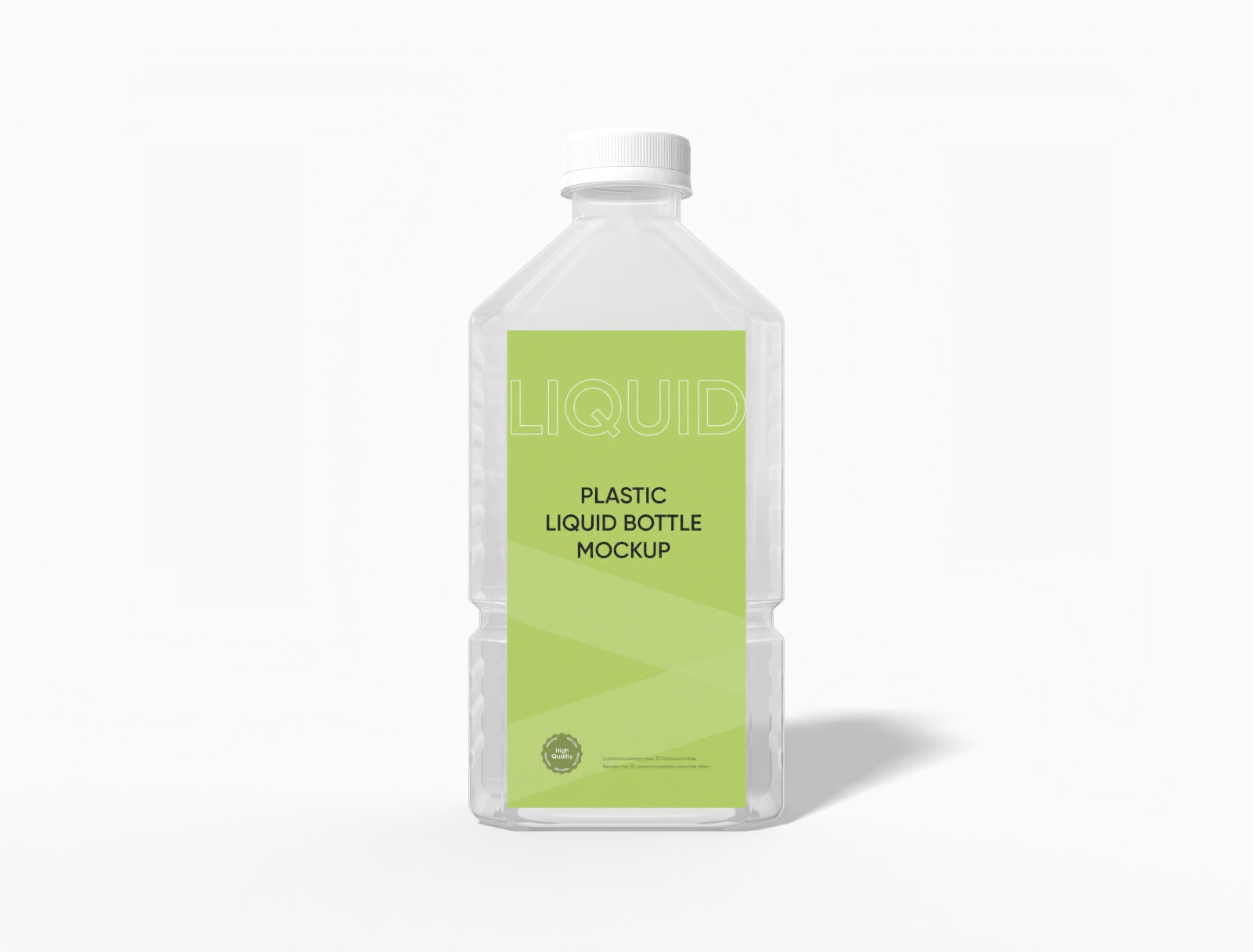 1 L plastic drink bottle mockup 1 L plastic drink bottle mockup