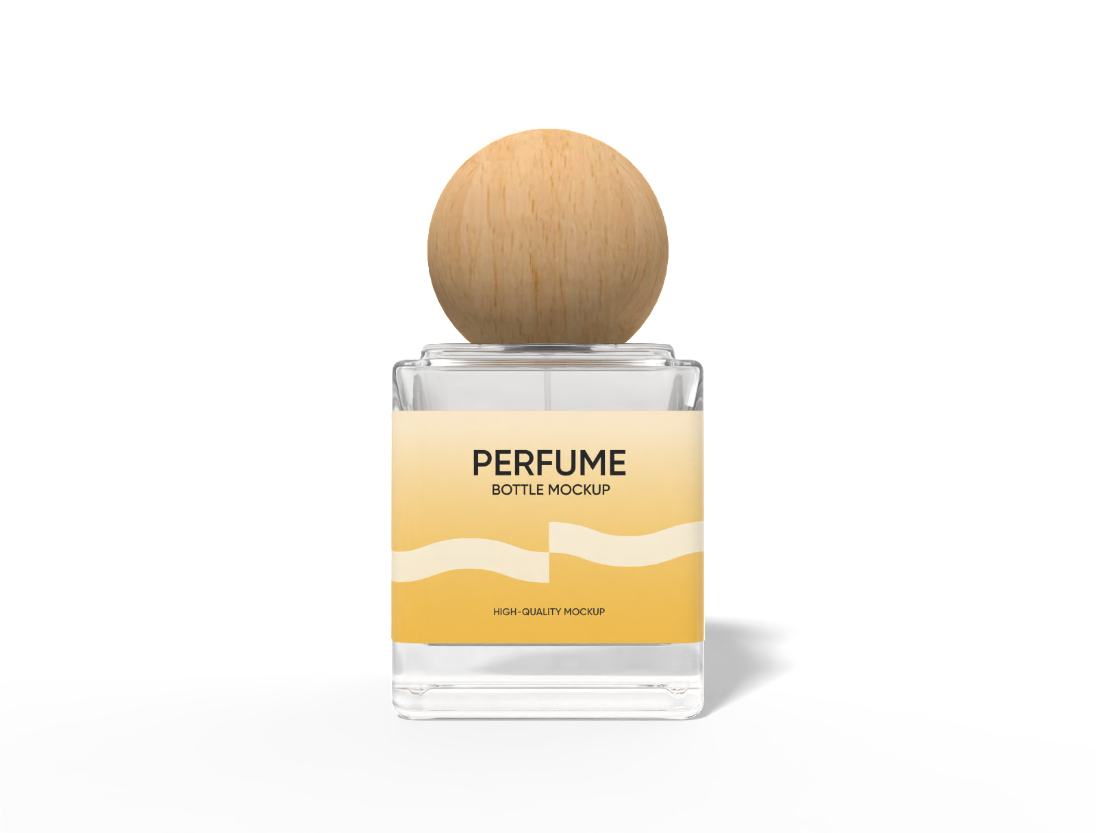 Perfume bottle mockup