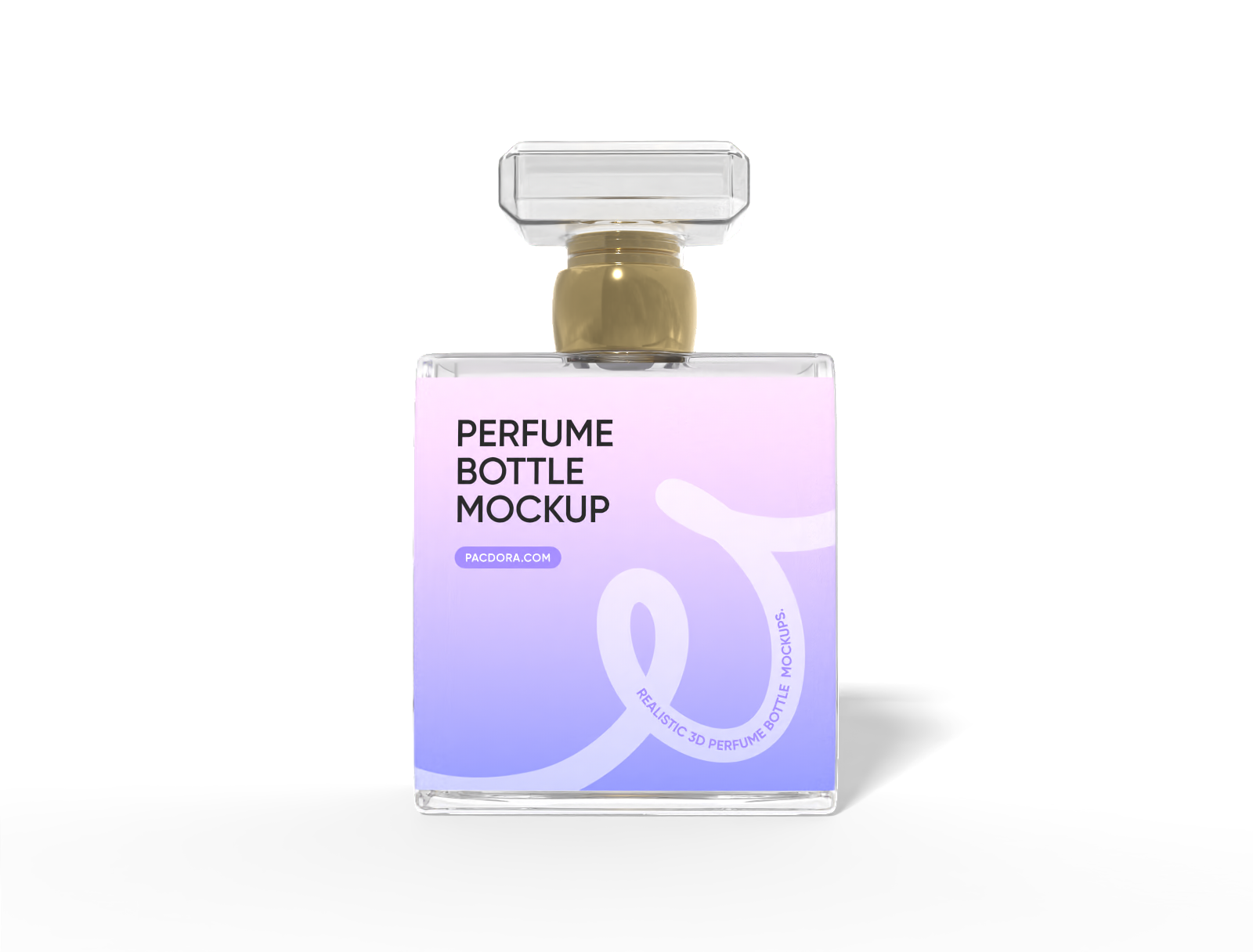 100ml perfume bottle Mockup