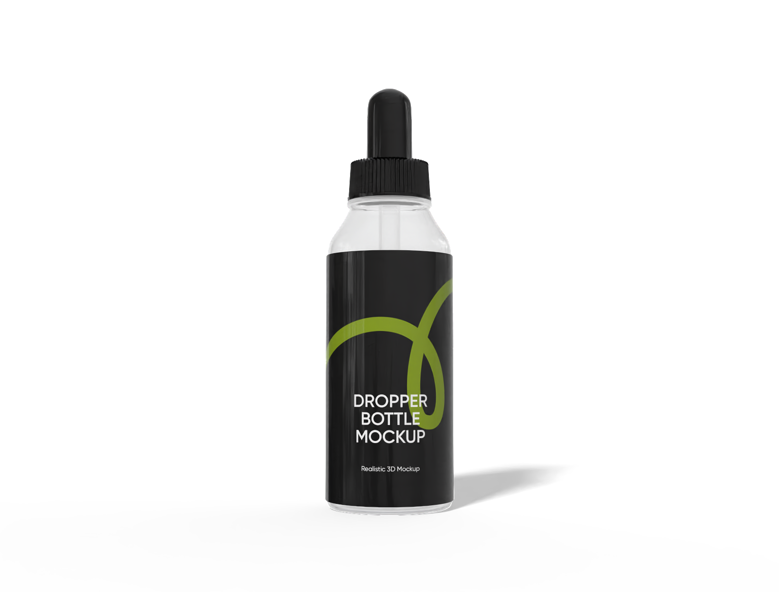 5 ml essential oil bottle mockup