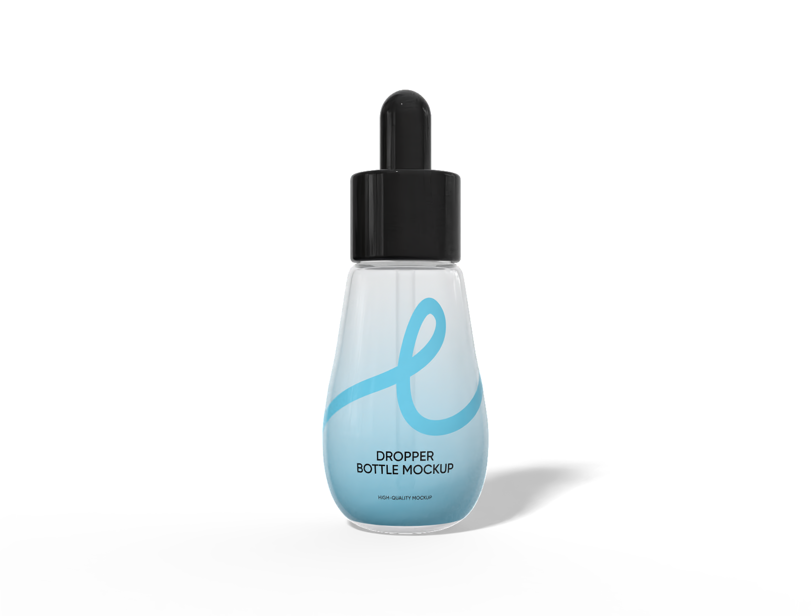 10 ml serum bottle mockup