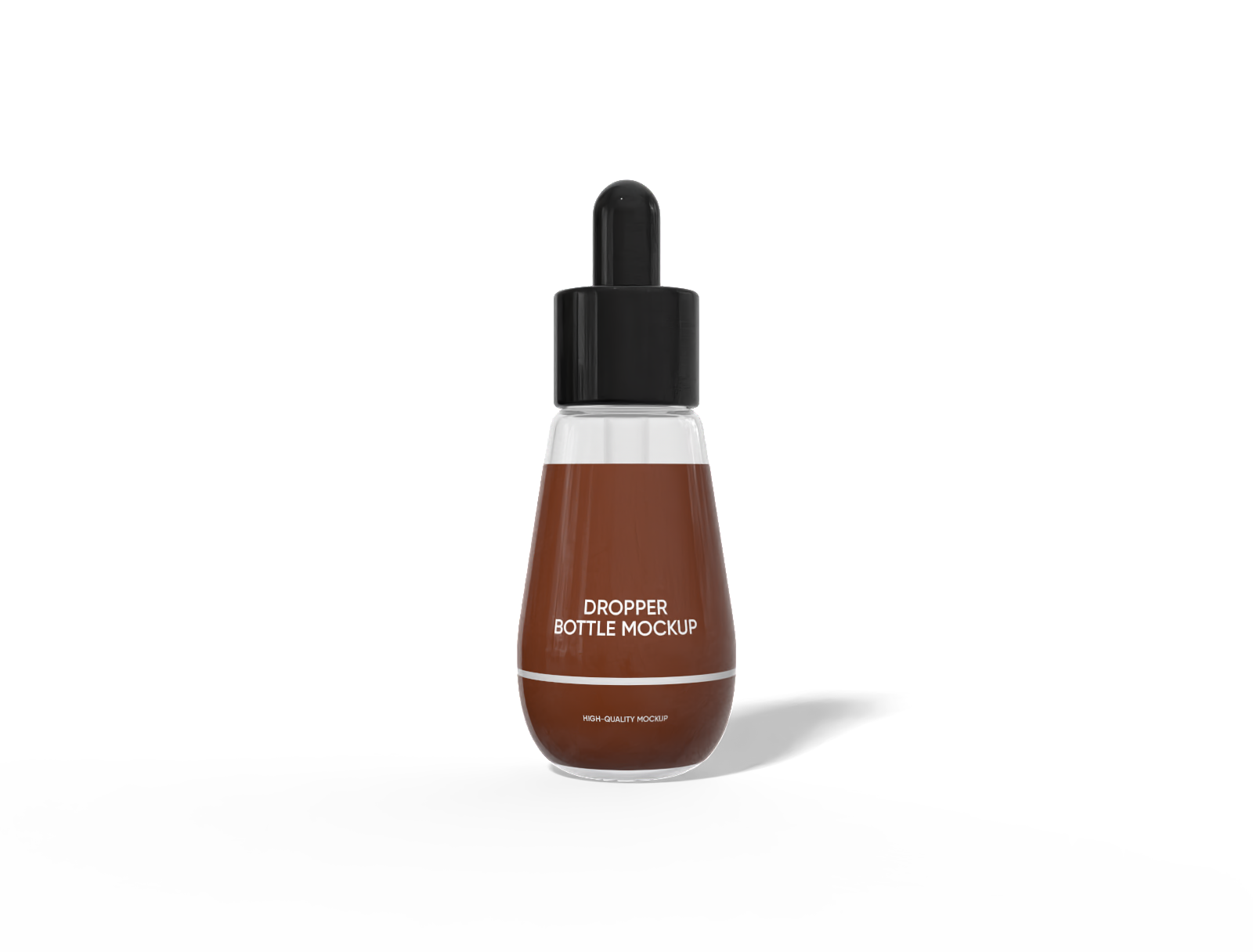 30 ml essential oil bottle mockup