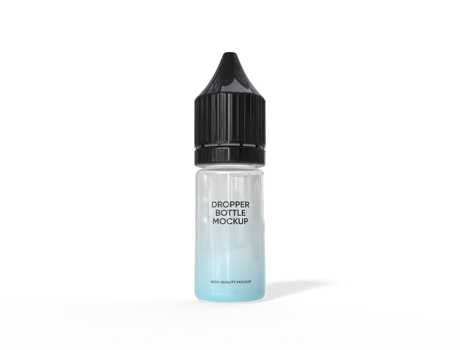 10ml プラスチック ドロッパーボトル モックアップ
