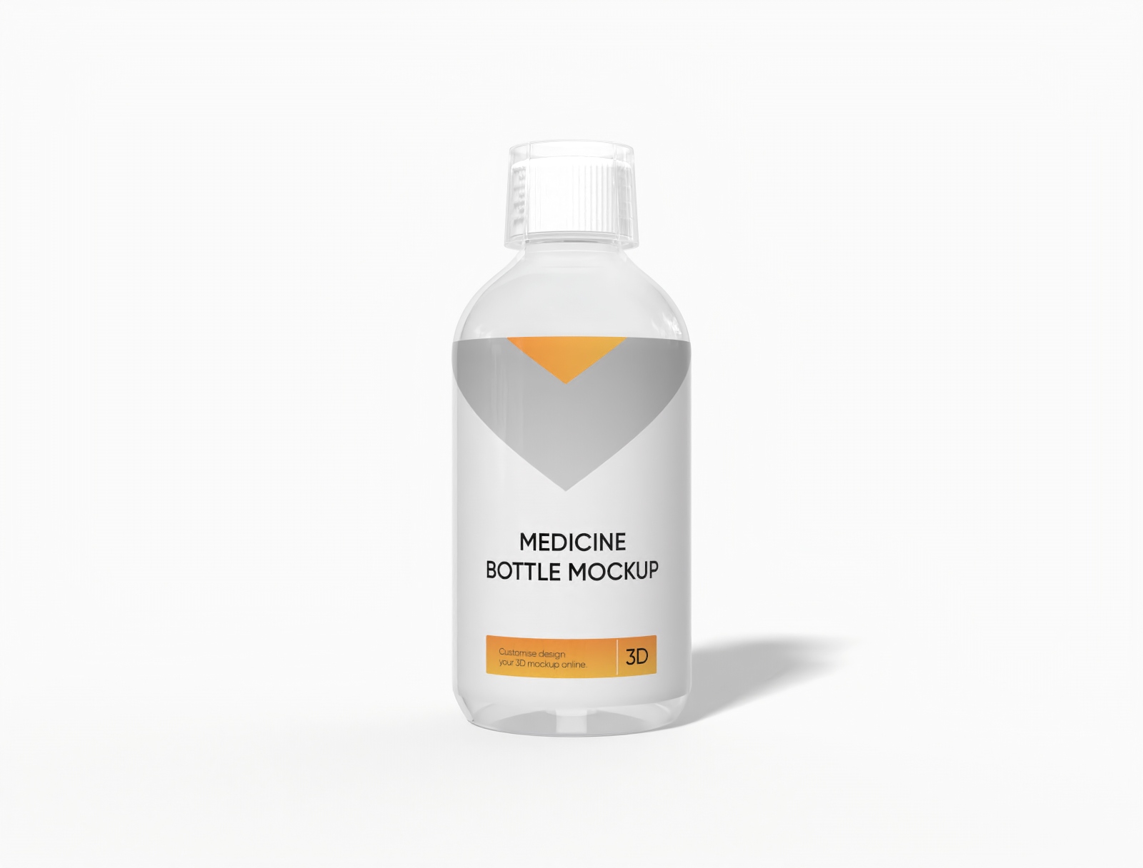 150ml 医薬品ボトルモックアップ