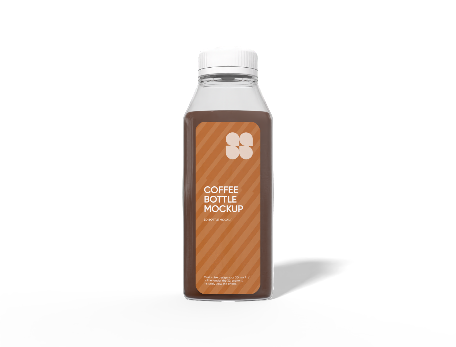 300 ml coffee bottle mockup