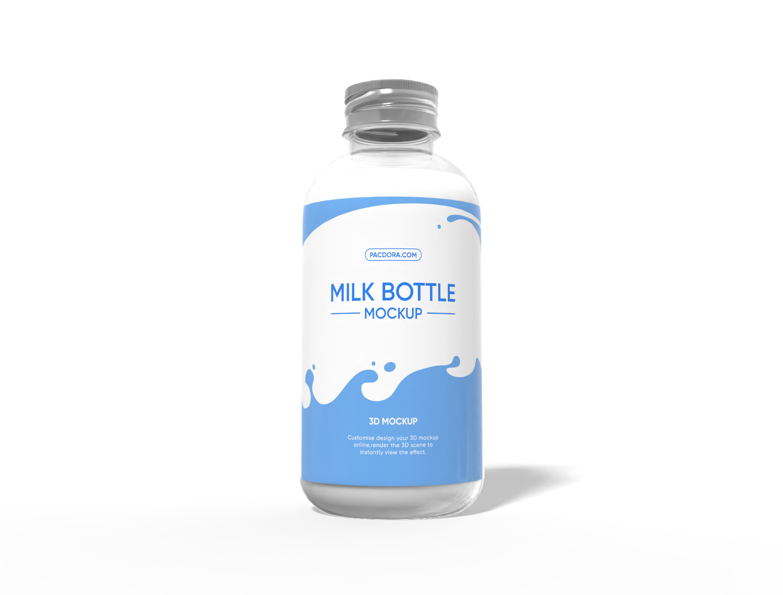 500 ml ミルクボトルモックアップ