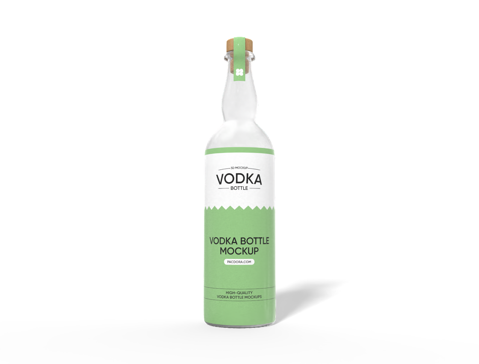 500 ml whisky bottle mockup