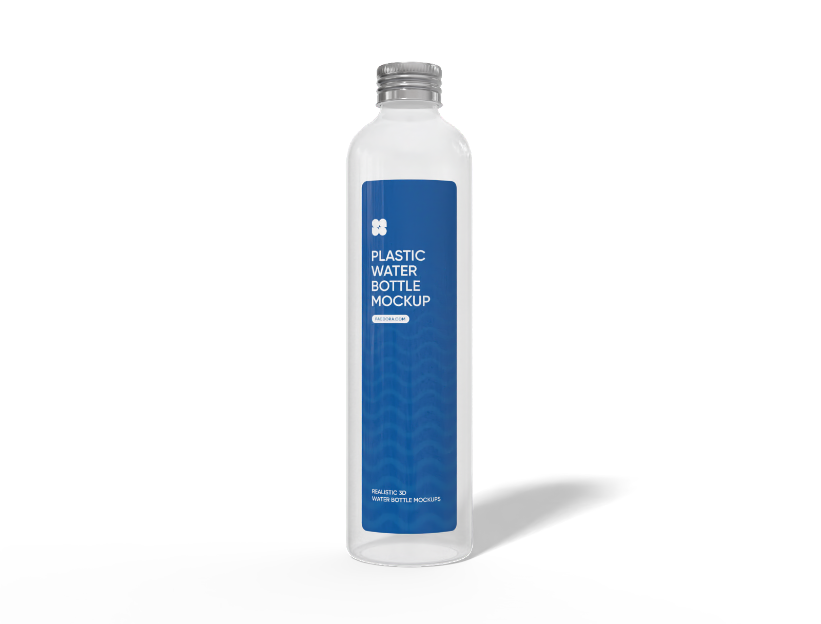 500 ml plastic water bottle mockup