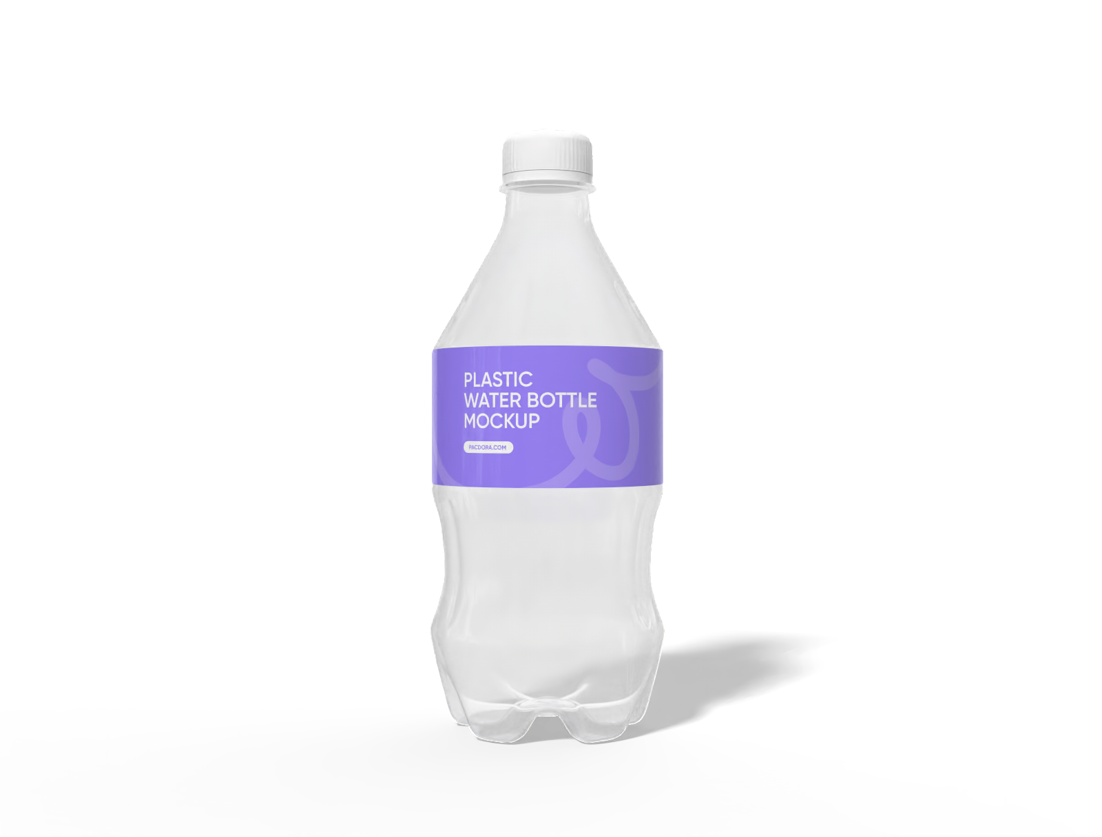 300 ml plastic soda bottle mockup