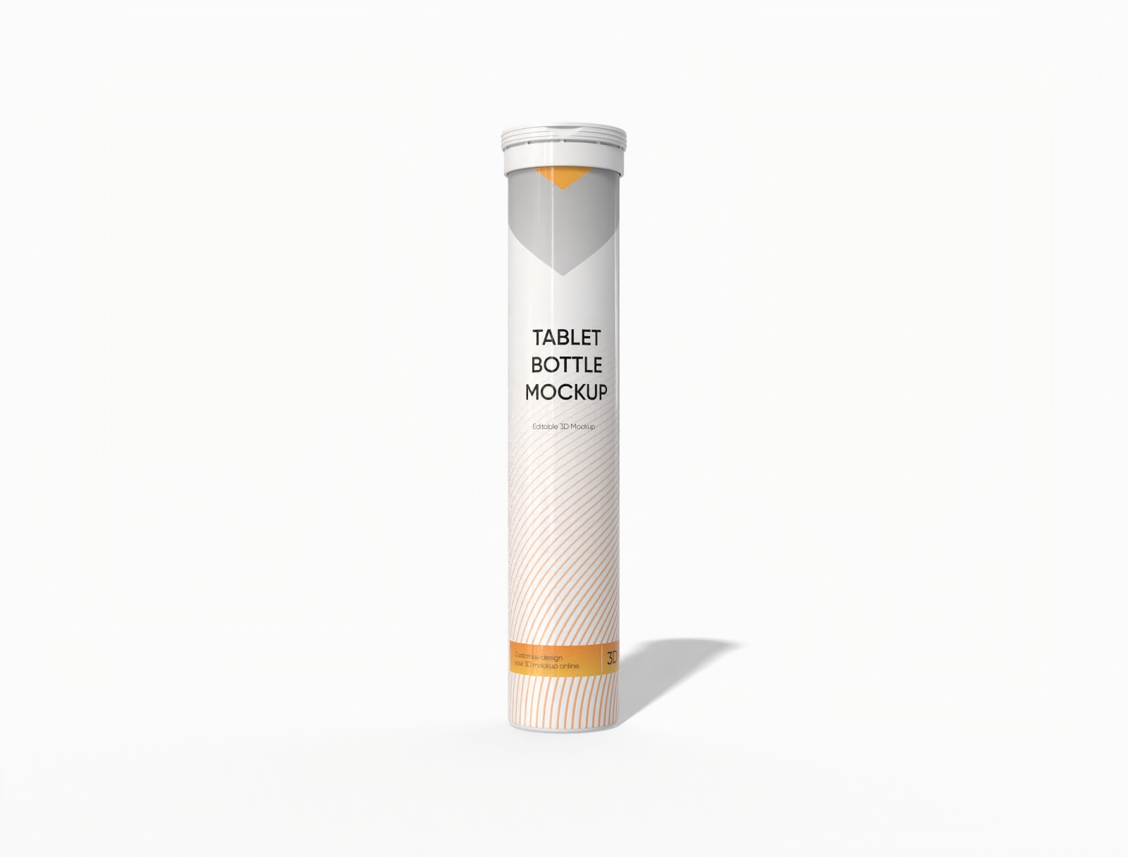 Tablet bottle mockup