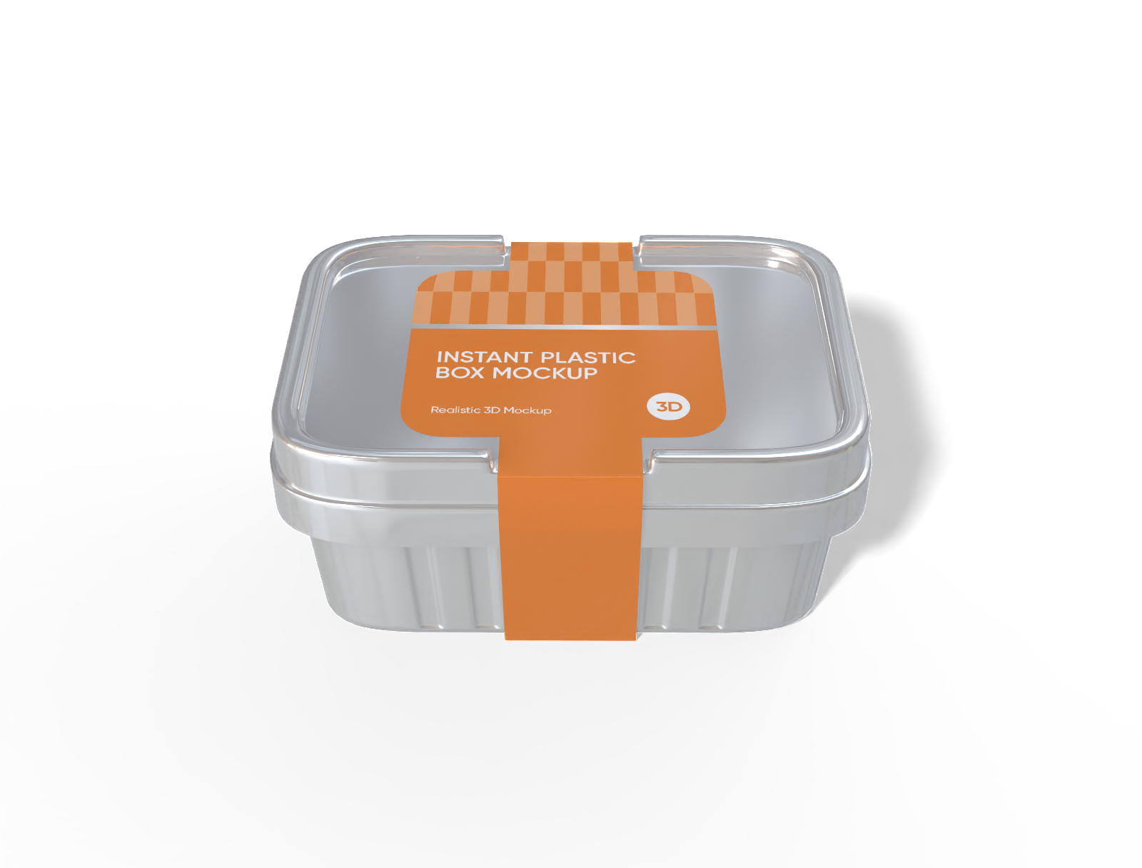 110 ml plastic box with lid mockup 110 ml plastic box with lid mockup