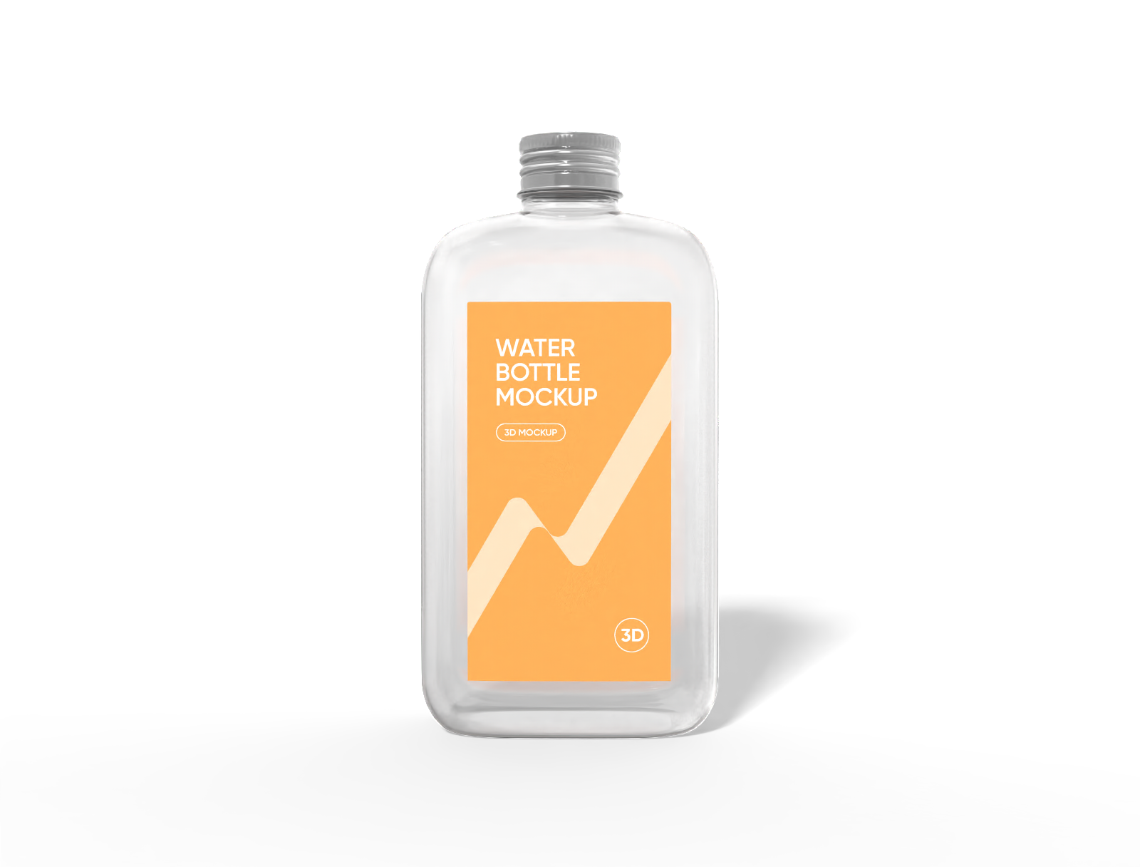 200 ml glass bottle mockup