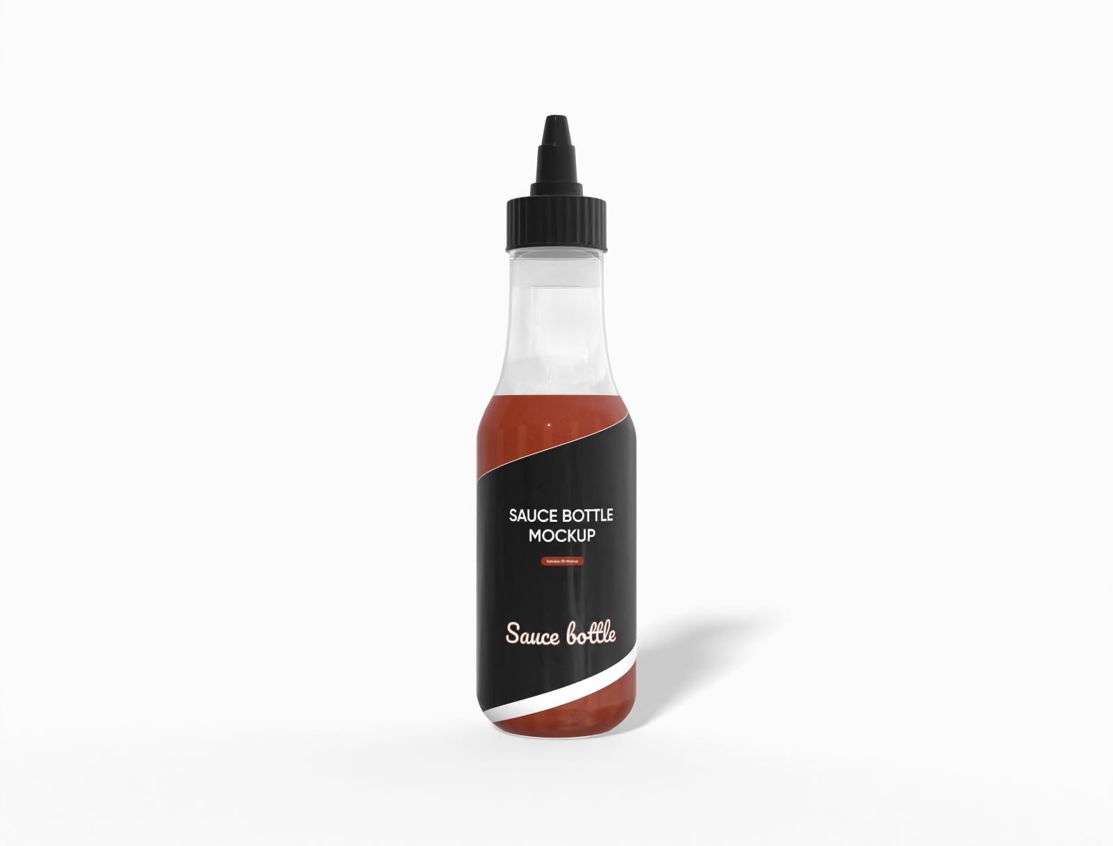 500ml sauce Bottle Mockup