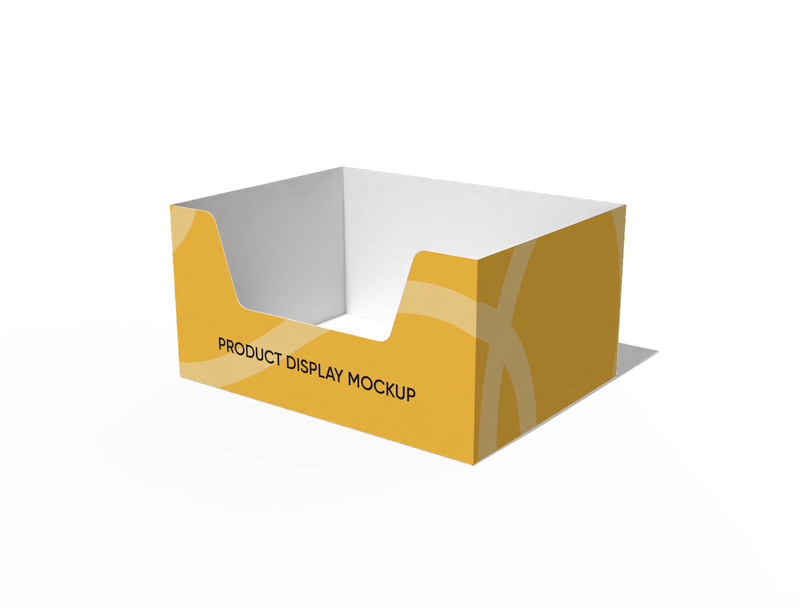Product display box mockup
