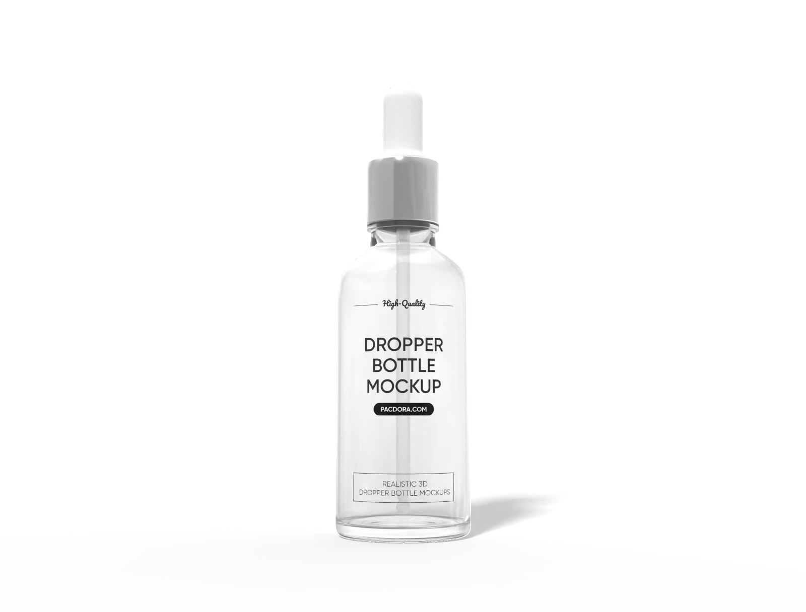 30ml dropper bottle mockup