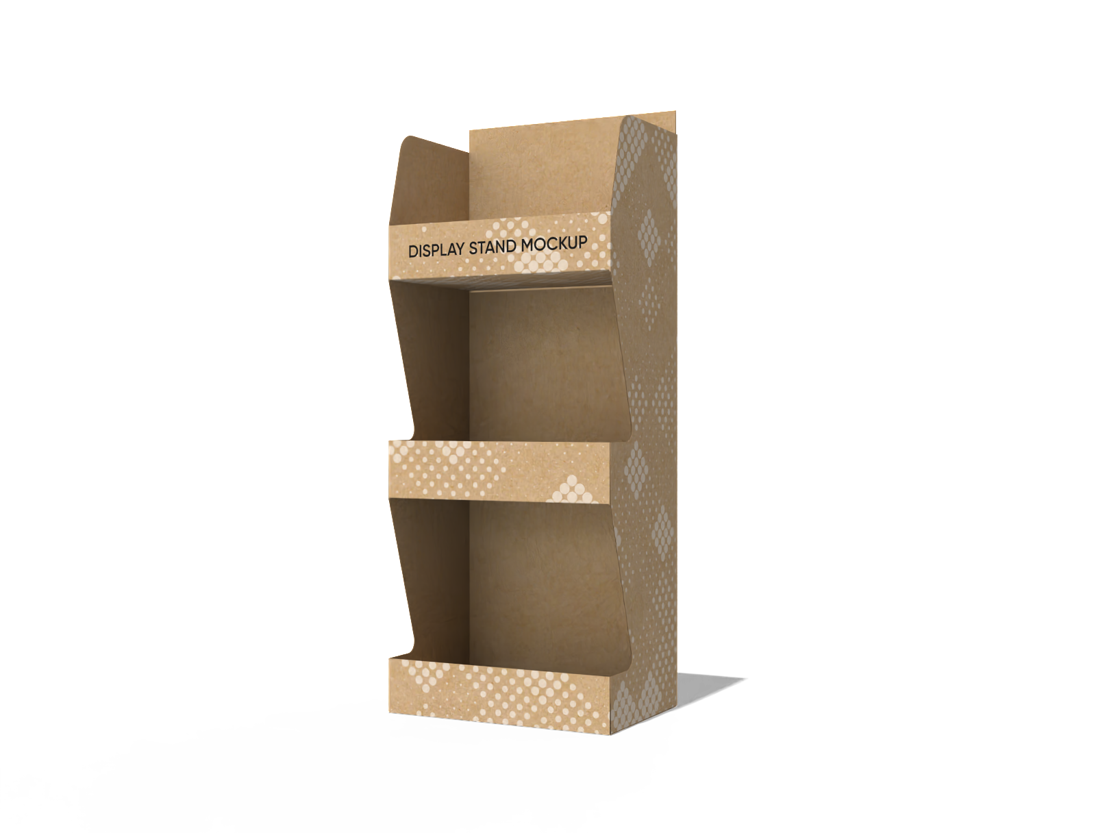 3-tier product display stand mockup